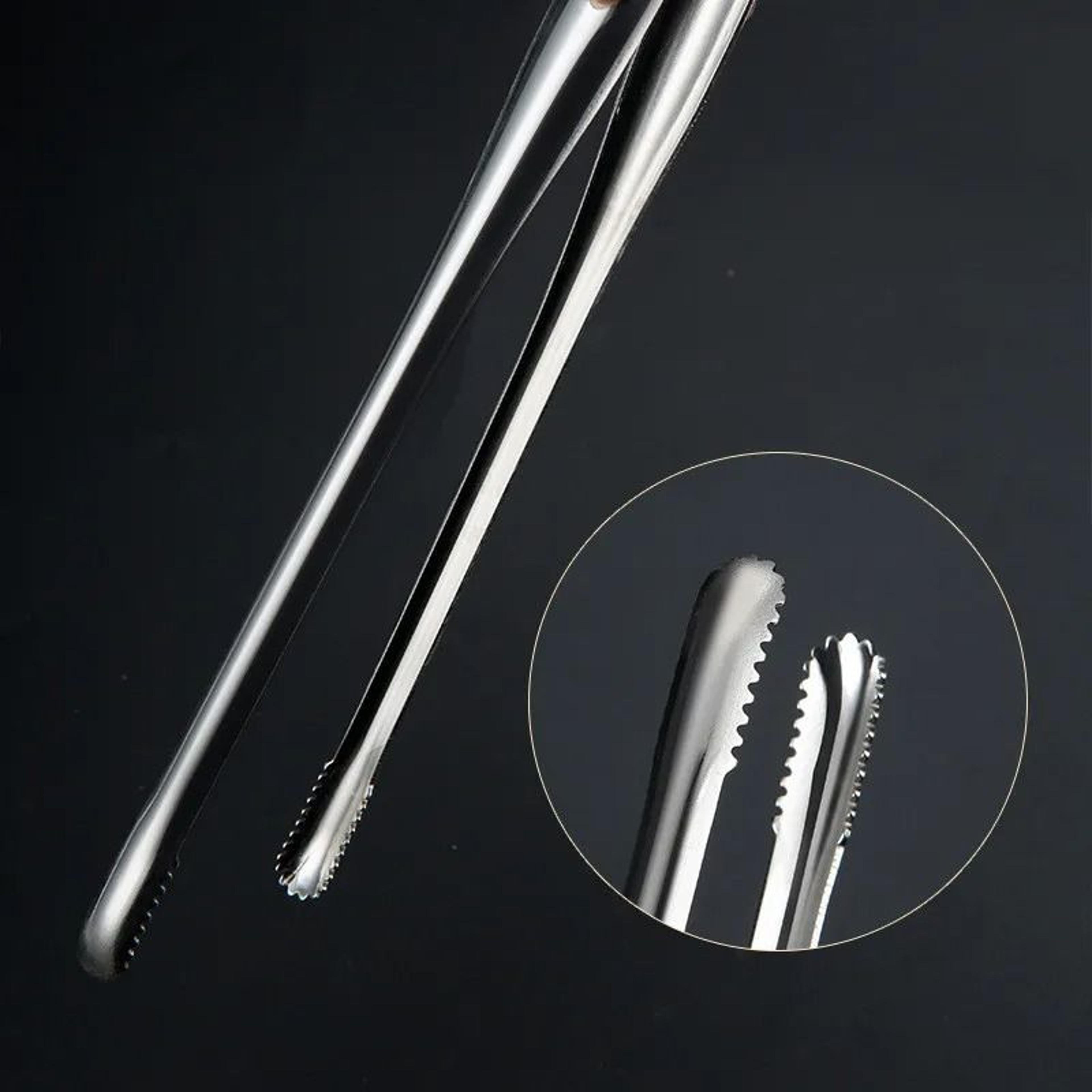 Stainless Steel Grill  BBQ Food Tongs 5