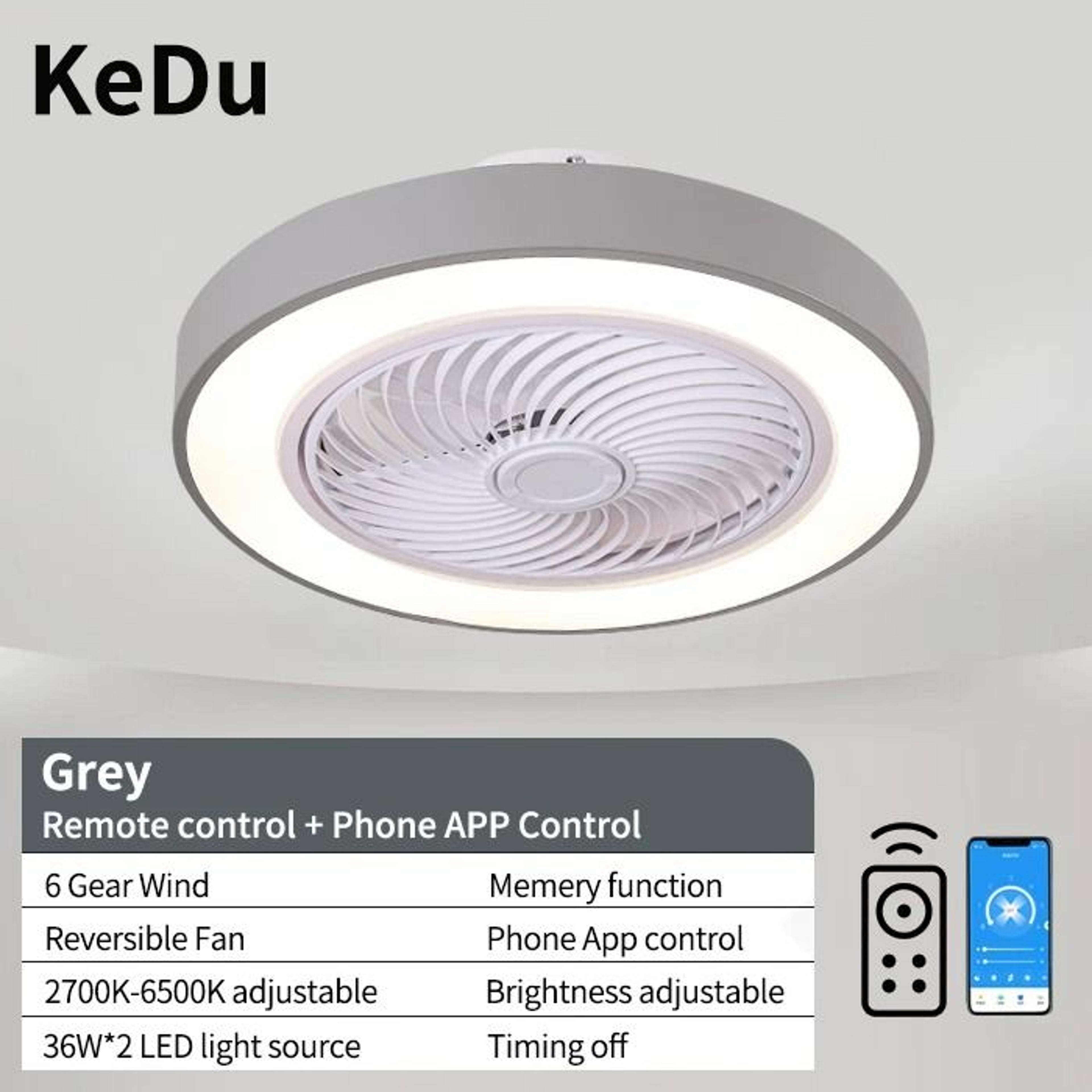 Integrated Modern Ceiling Fan Light 8