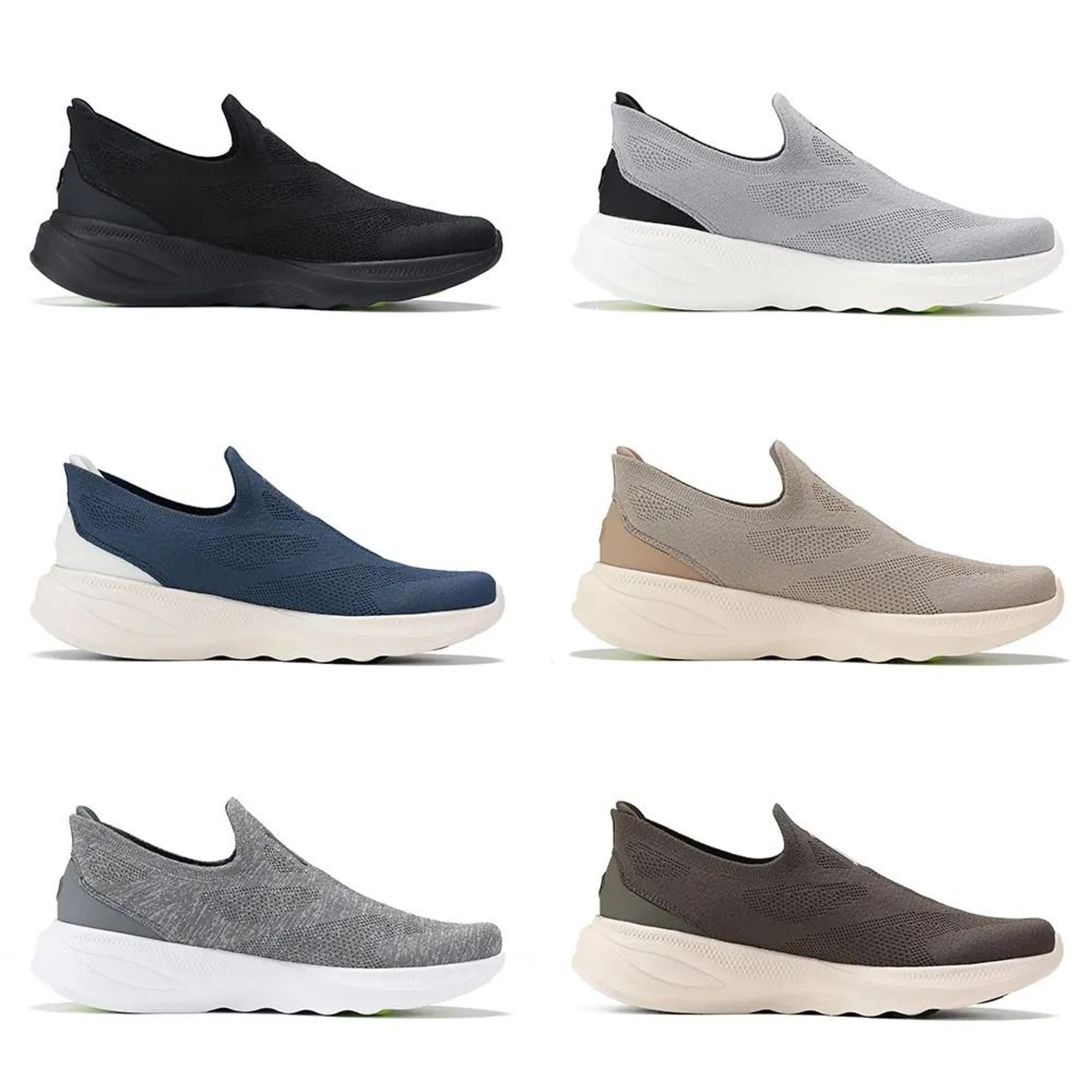 LiNing Mens SOFT GO 2 KNIT SlipOn Walking Shoes 1