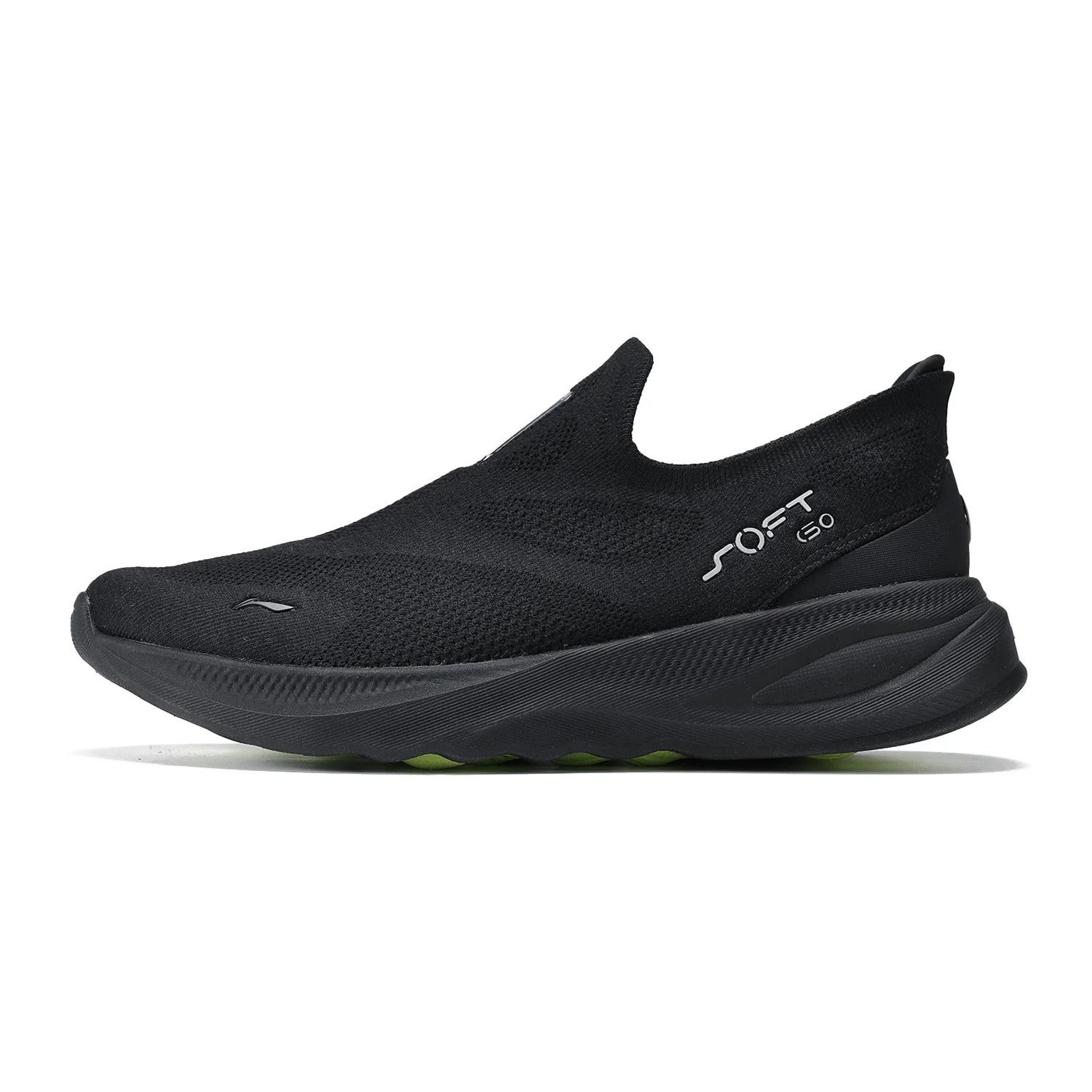 LiNing Mens SOFT GO 2 KNIT SlipOn Walking Shoes 2