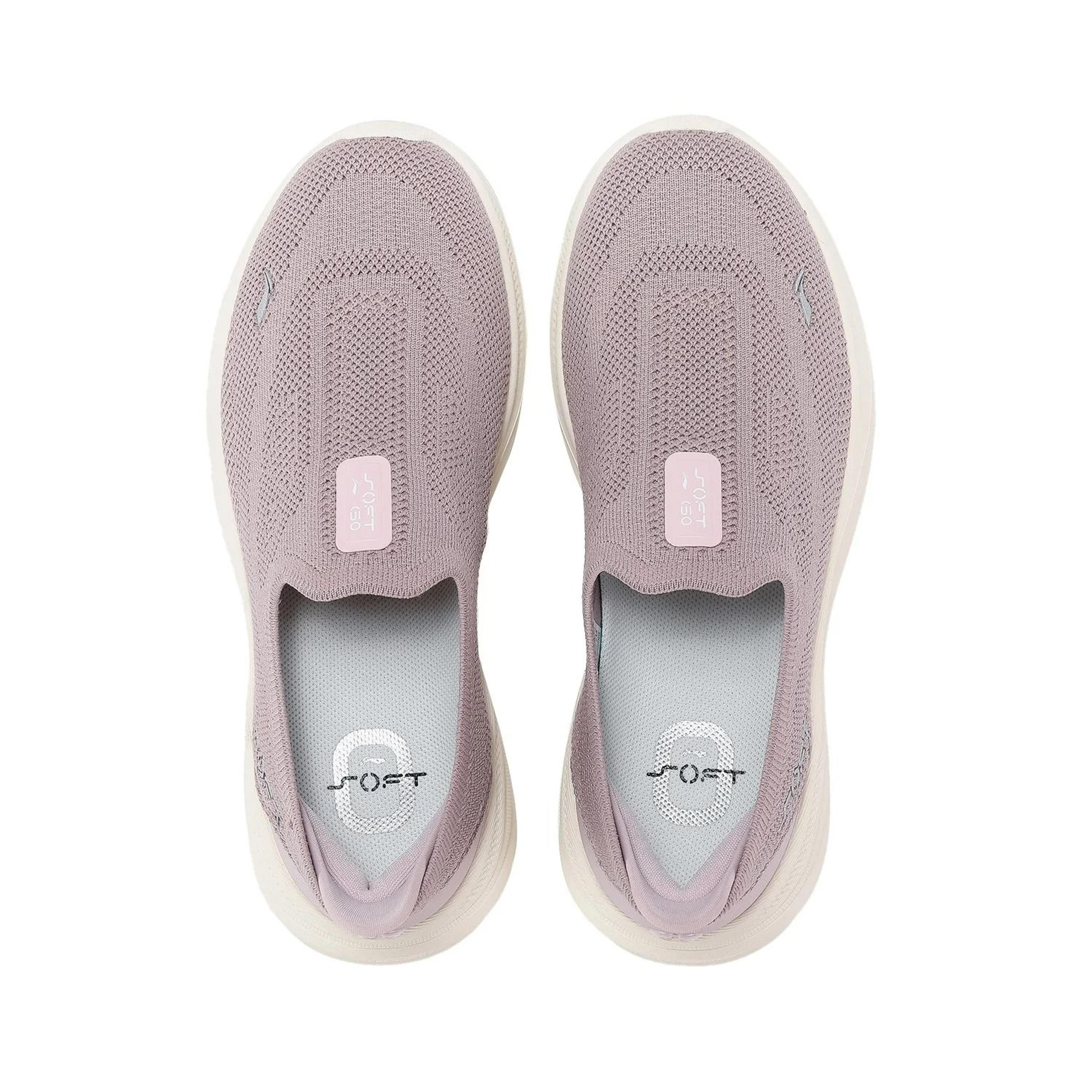 LiNing Womens SOFT GO 2 KNIT SlipOn Walking Shoes 5