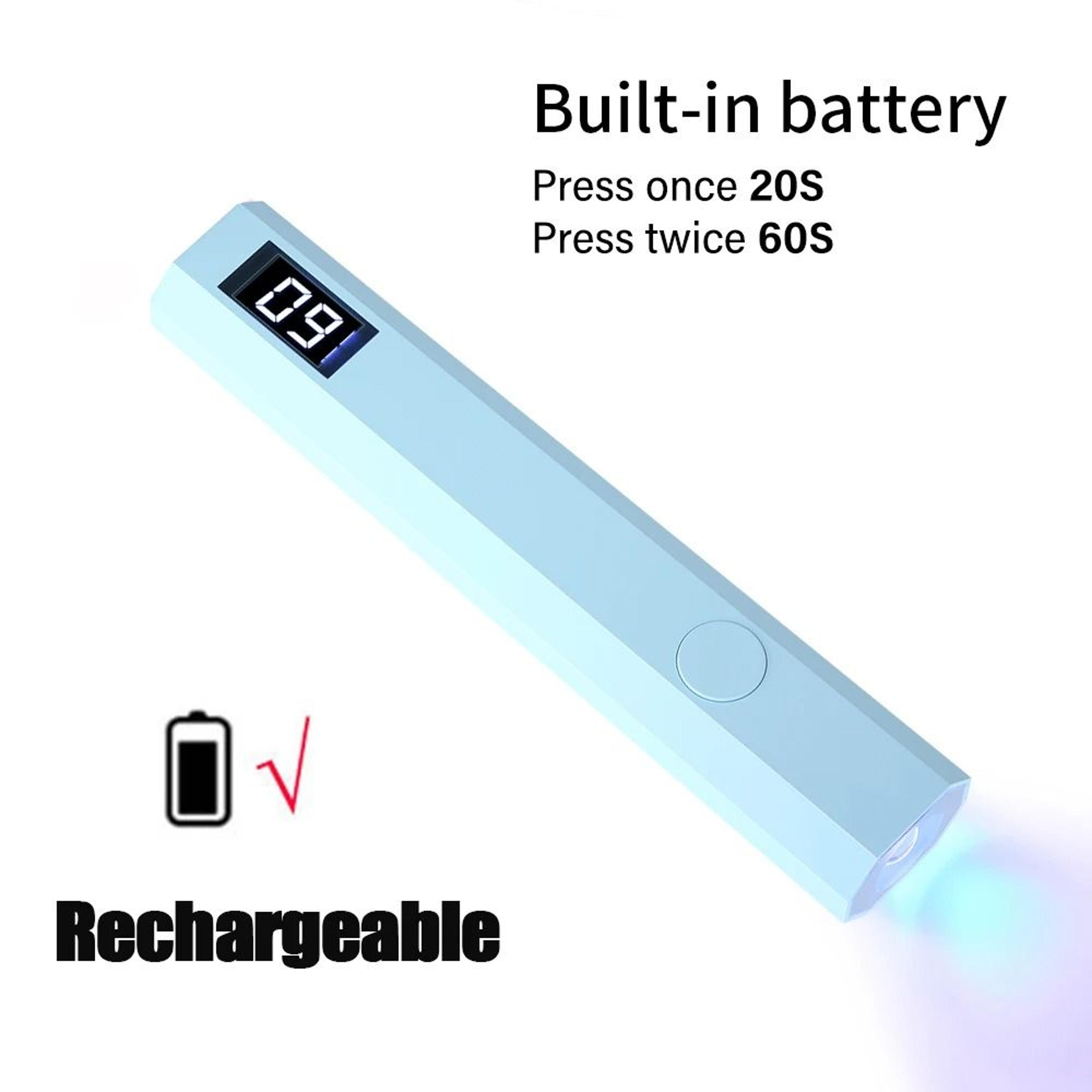 YIKOOLIN Handheld USB Mini UV LED Nail Lamp 6