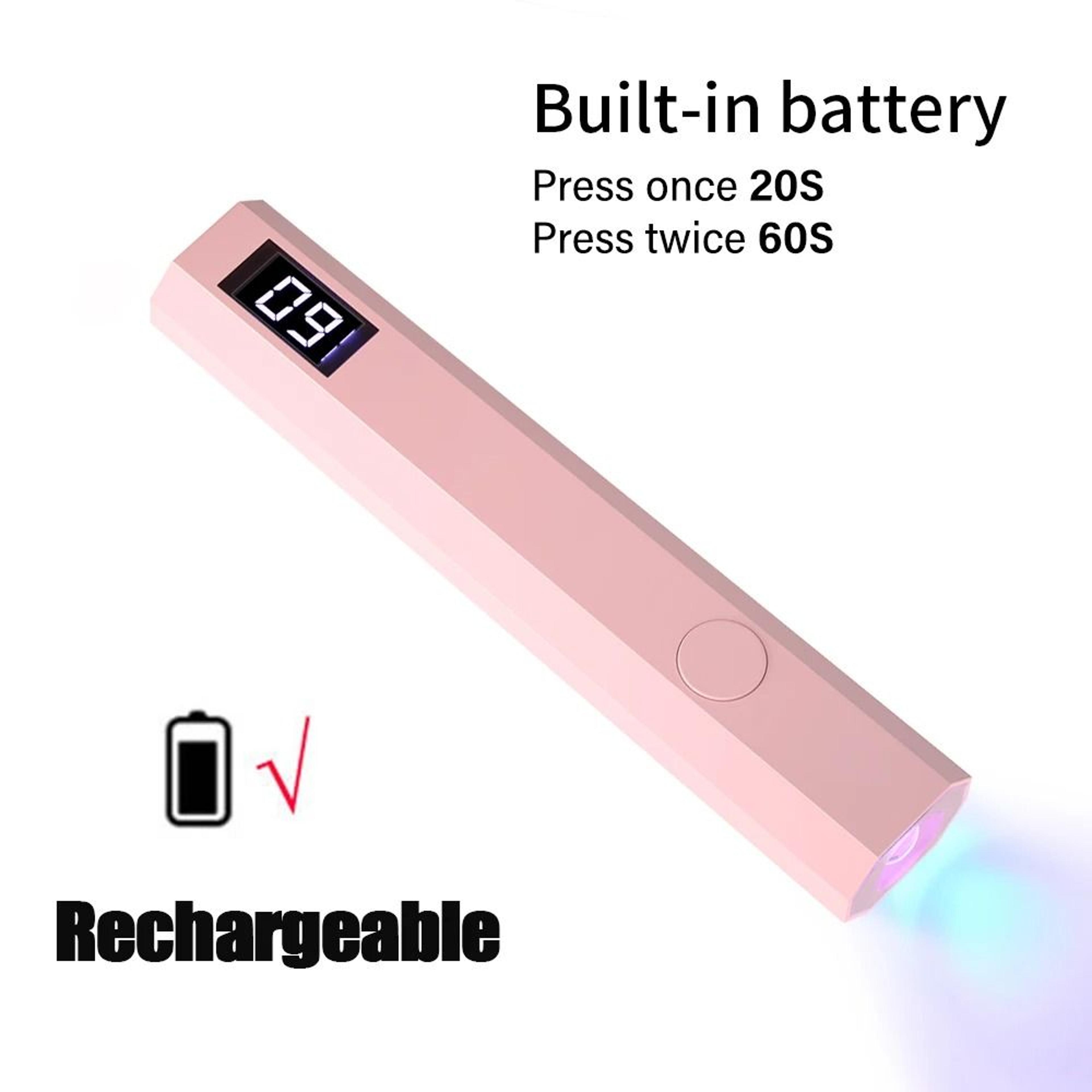 YIKOOLIN Handheld USB Mini UV LED Nail Lamp 8