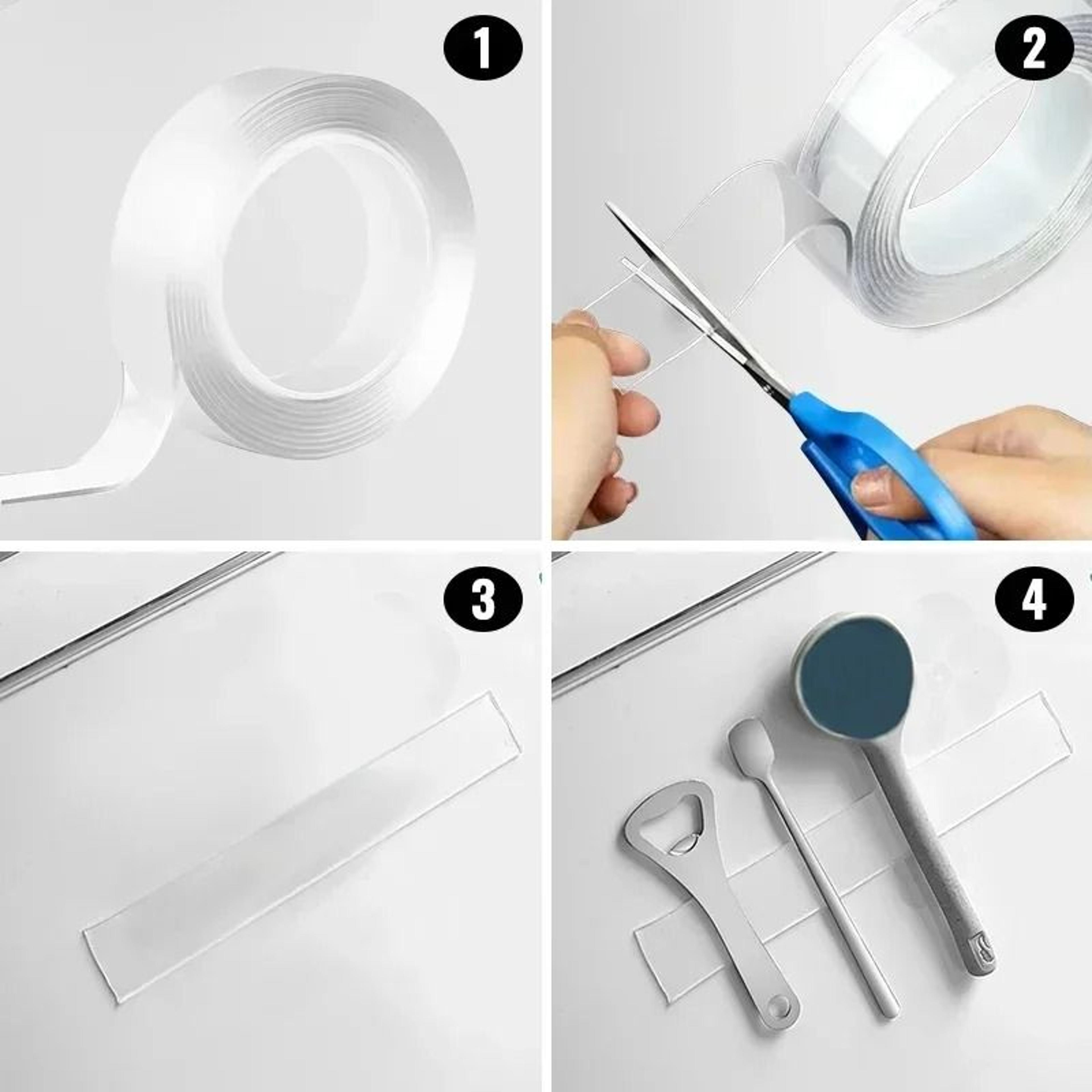 Reusable Nano Adhesive DoubleSided Tape 5