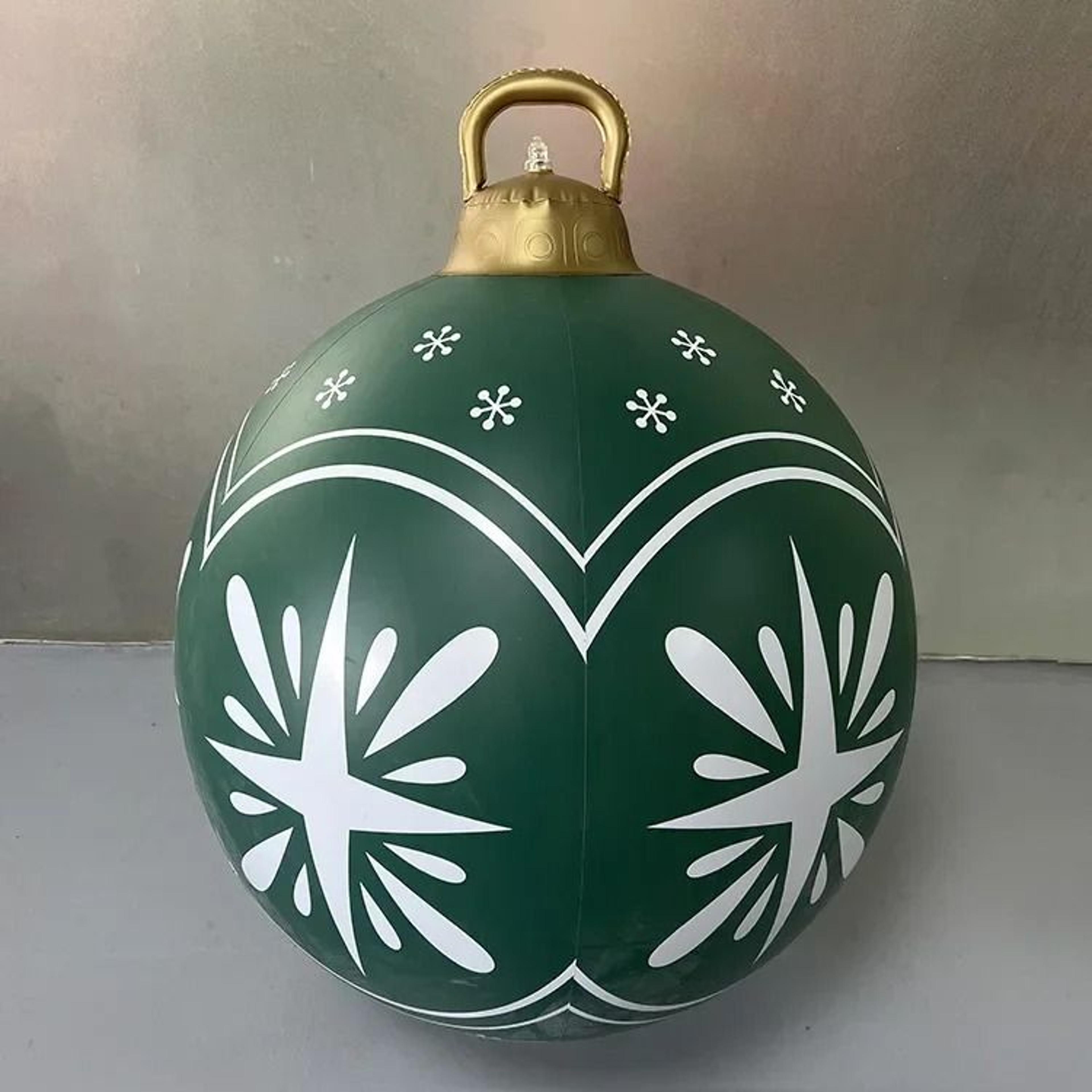 60cm Giant Outdoor Christmas Inflatable Decorated Ball 7
