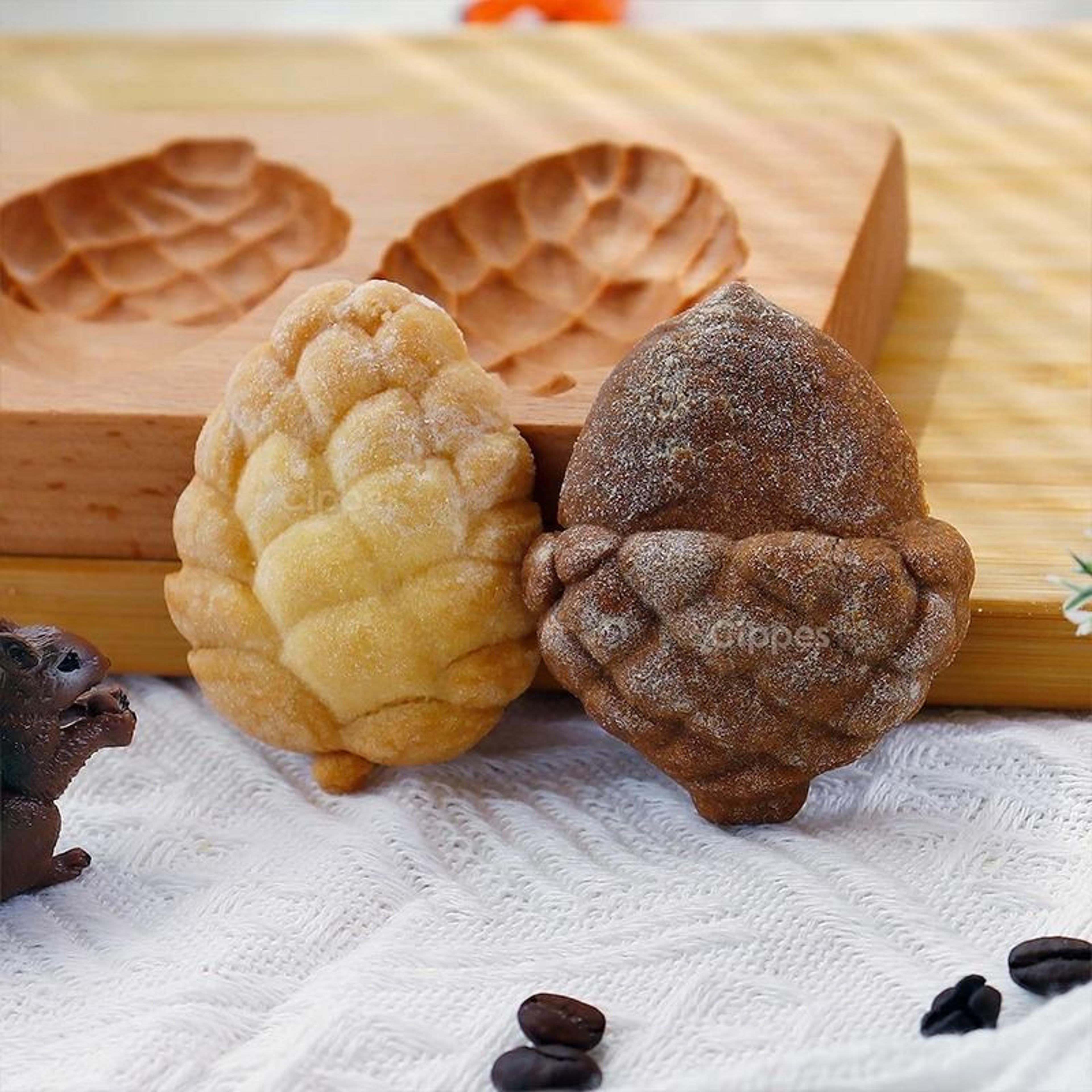 Christmas 3D Engraved Wooden Cookie Mold 3