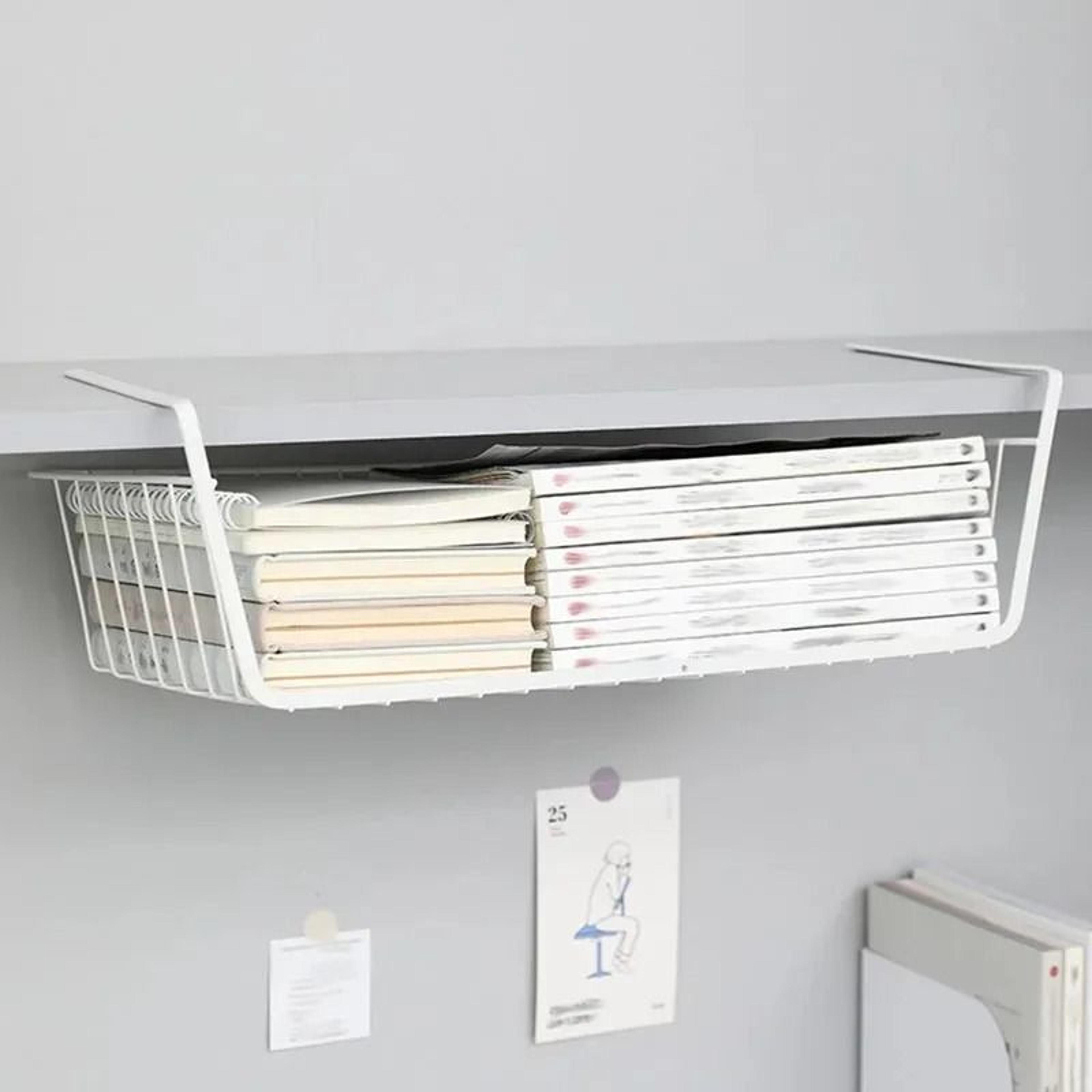 MultiFunctional UnderShelf Hanging Wire Basket 5