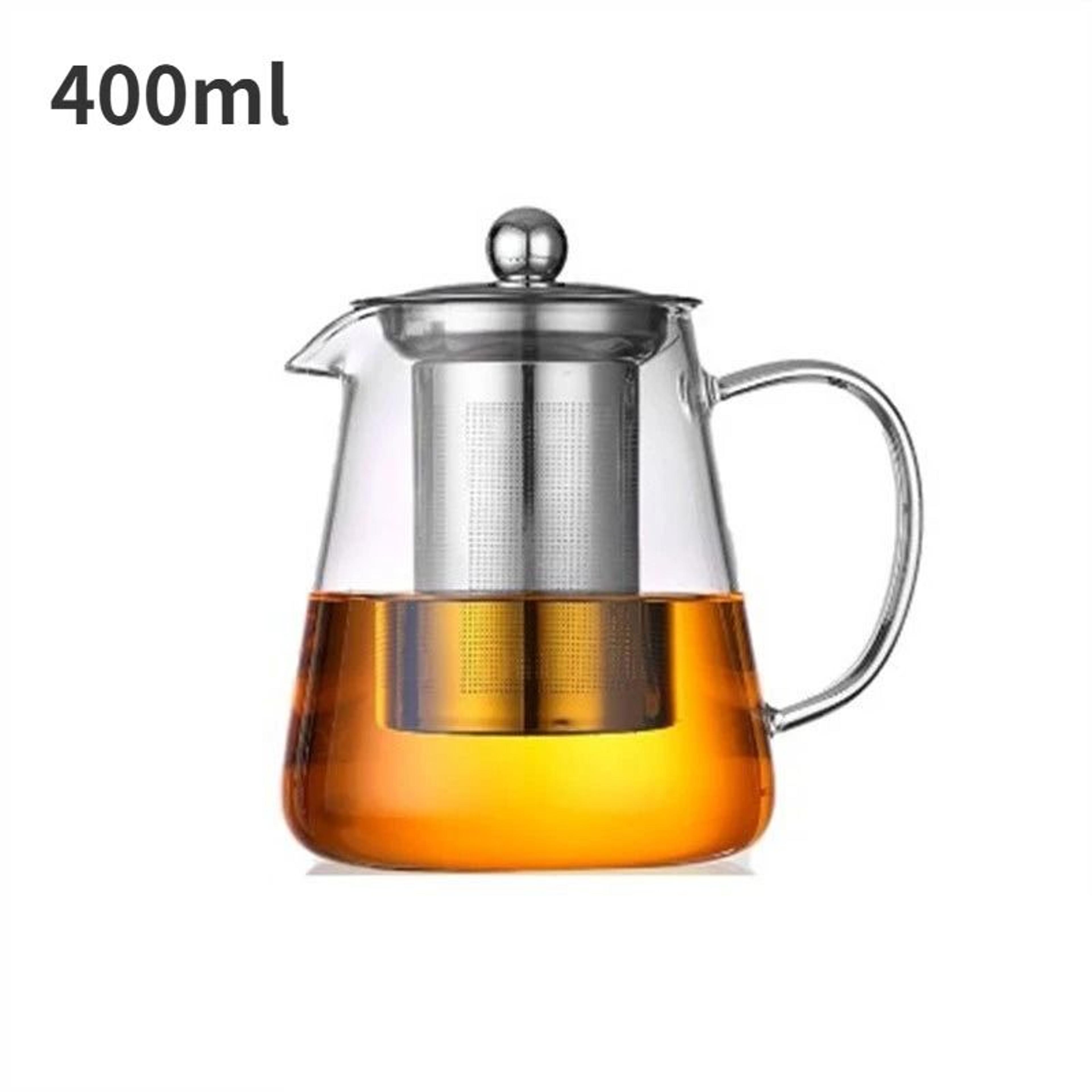 HighCapacity HeatResistant Glass Teapot With Infuser 6