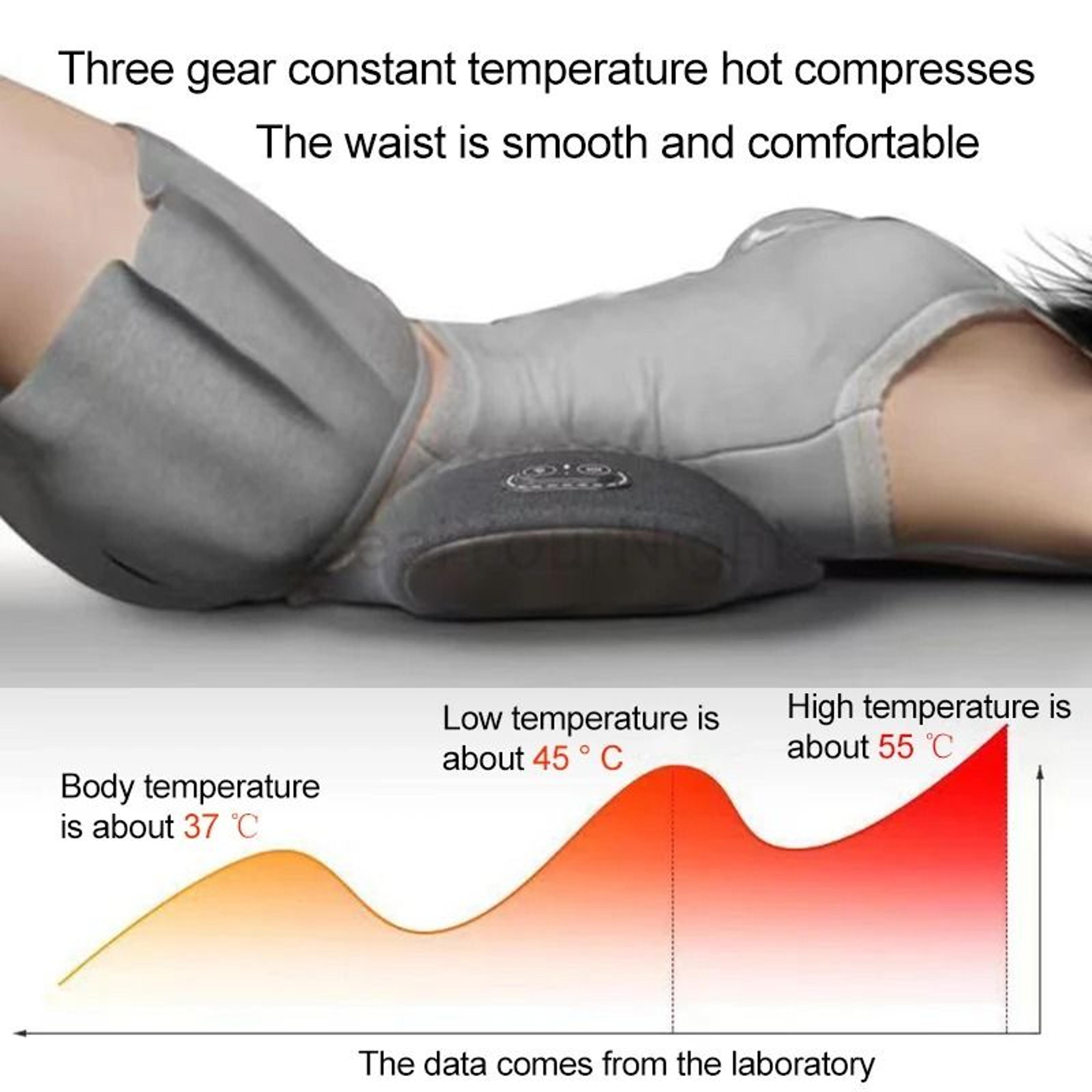 Electric Vibration  Heating Lumbar Support Sleep Pad 2