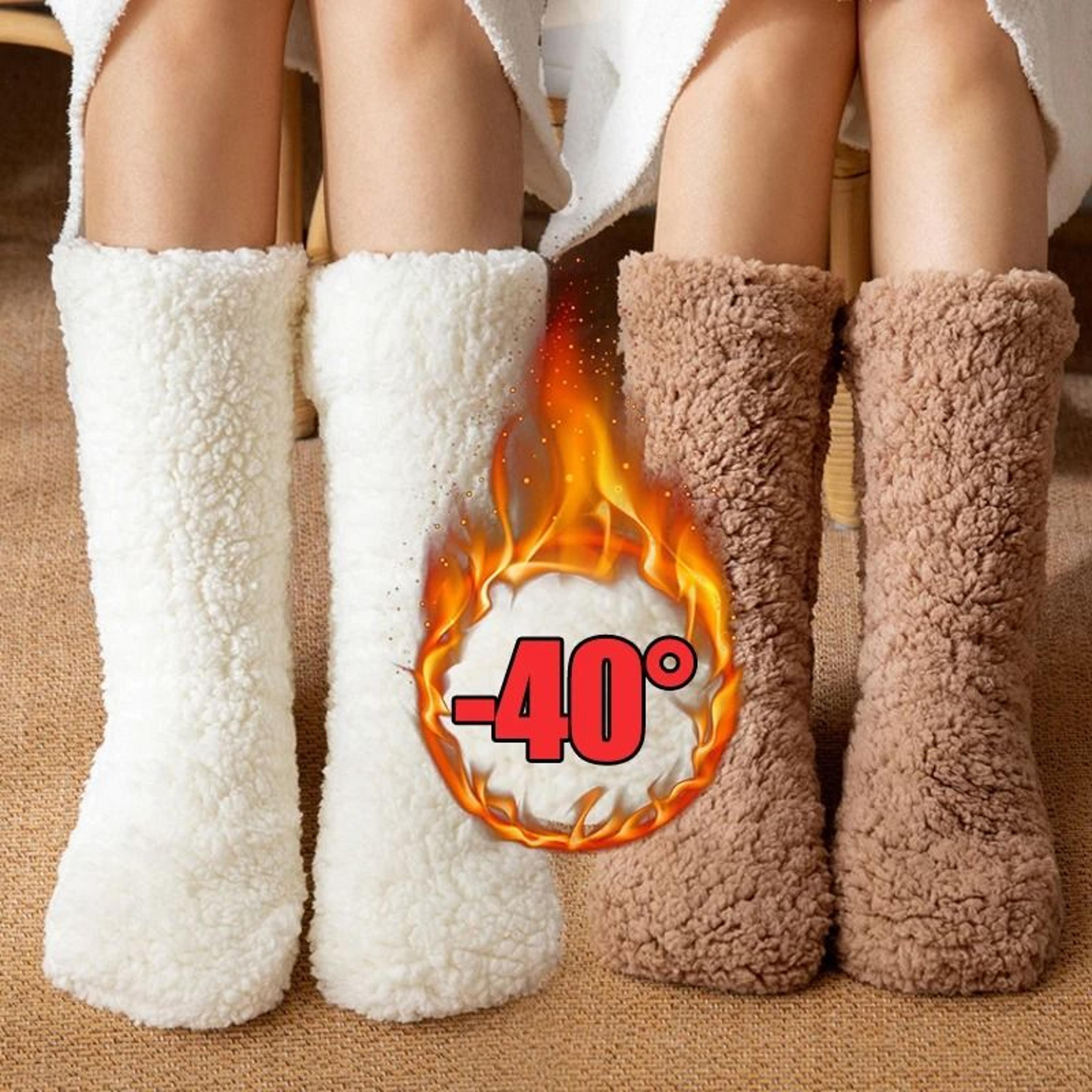 Thickened Winter Woven Thermal Cashmere Floor Socks 0