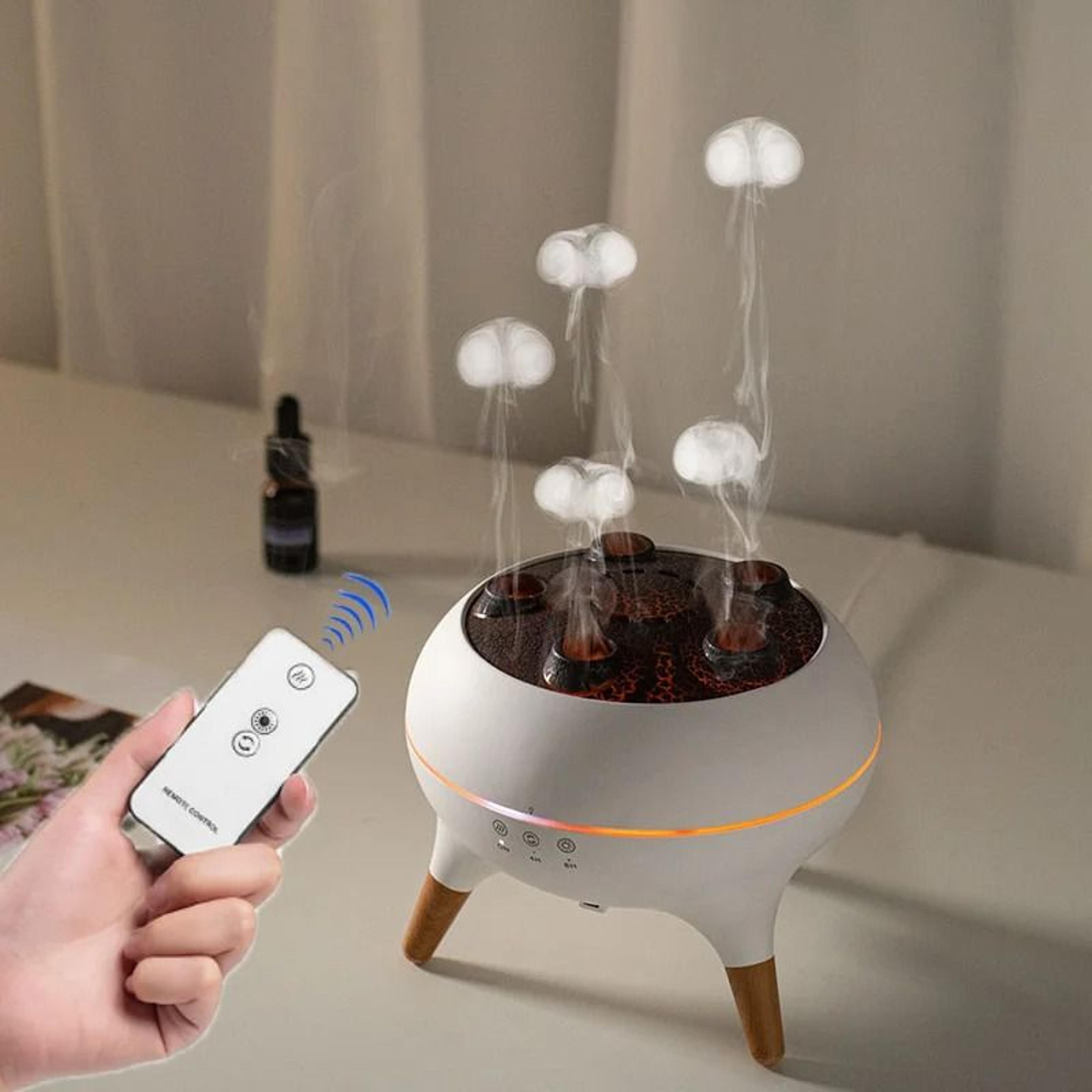 dynamic jellyfish smart air humidifier and diffuser