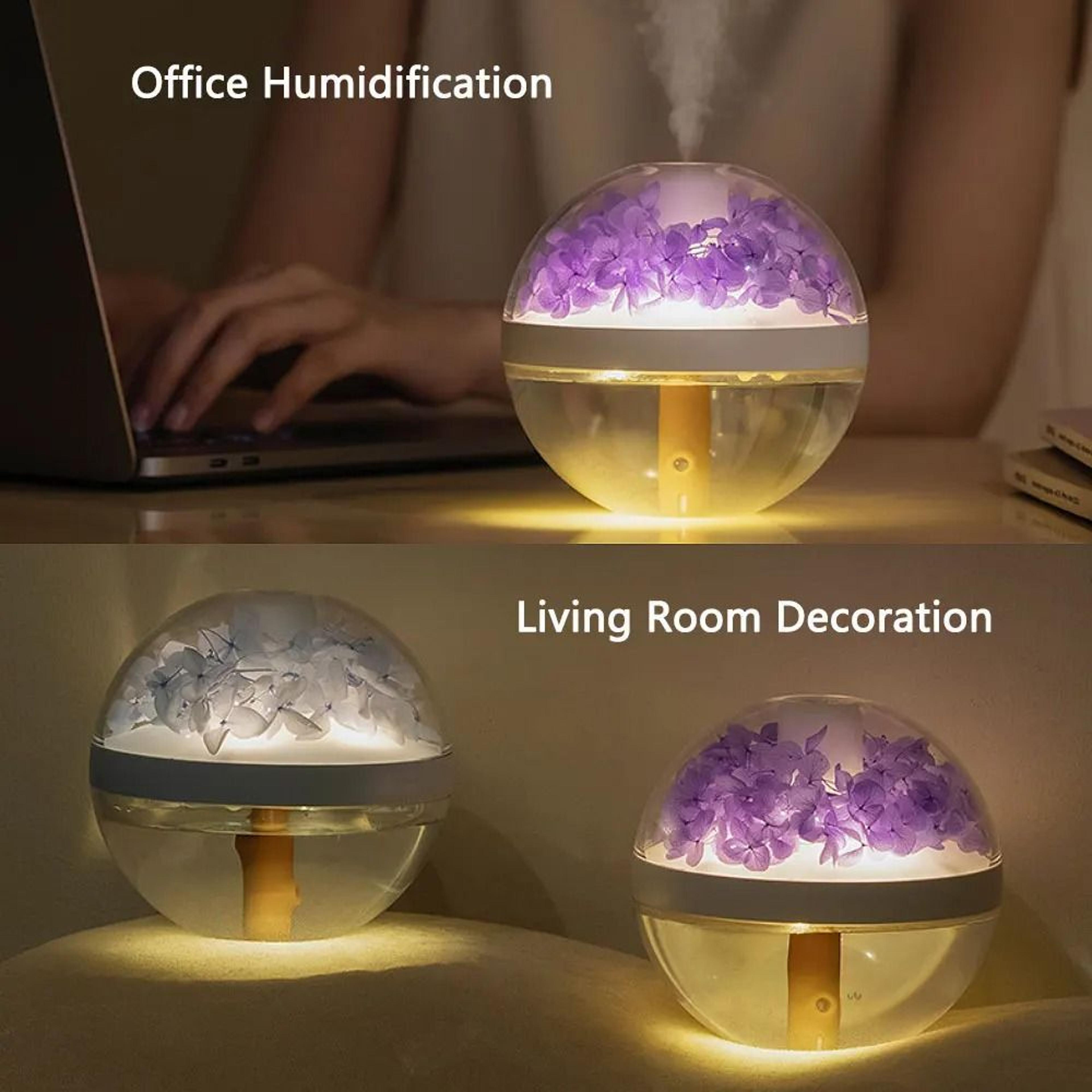 Eternal Flower Humidifier And Atmosphere Night Light 4