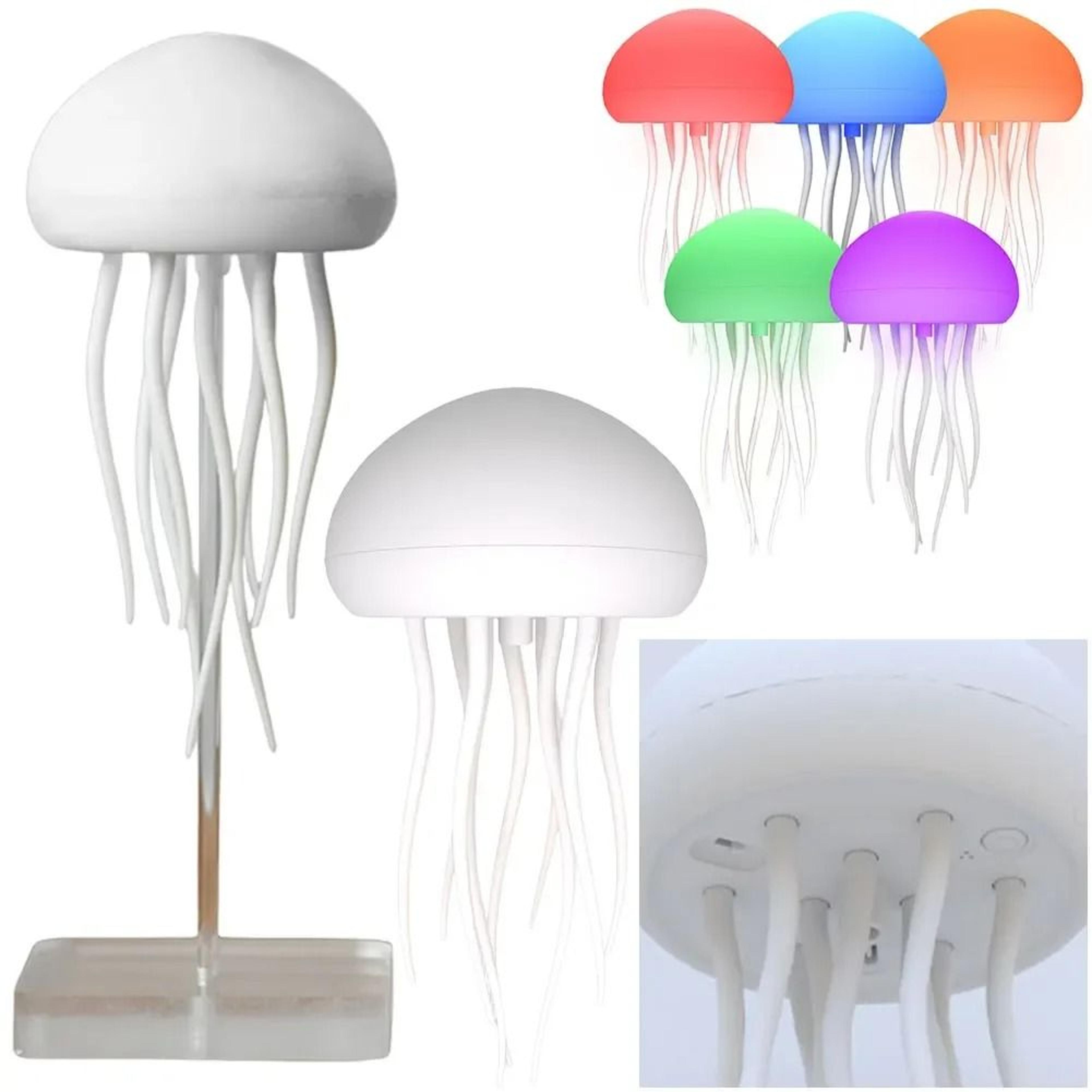 Cartoon Dancing Jellyfish RGB Night Light 0