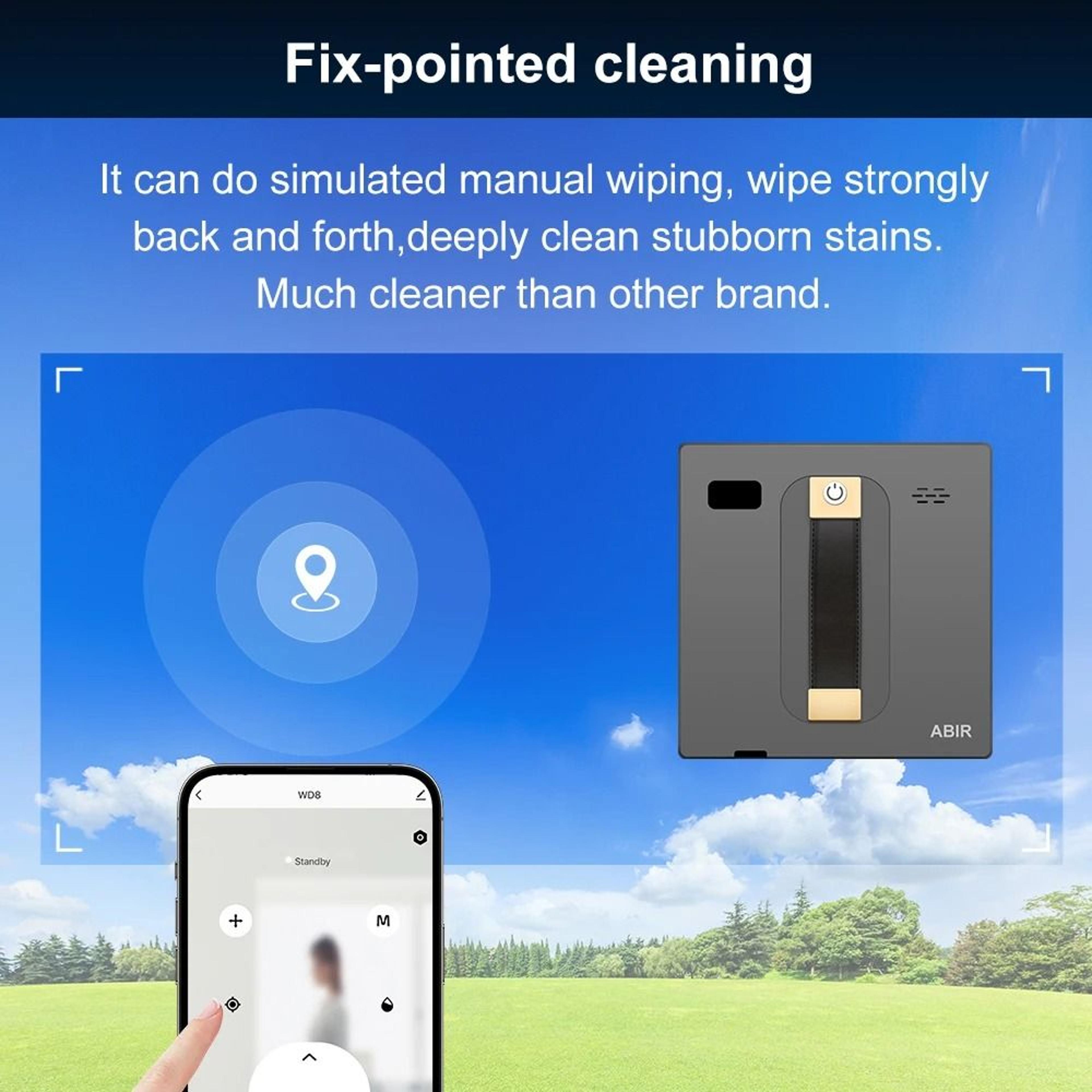 ABIR WD8 Smart Robot Window Cleaner 5