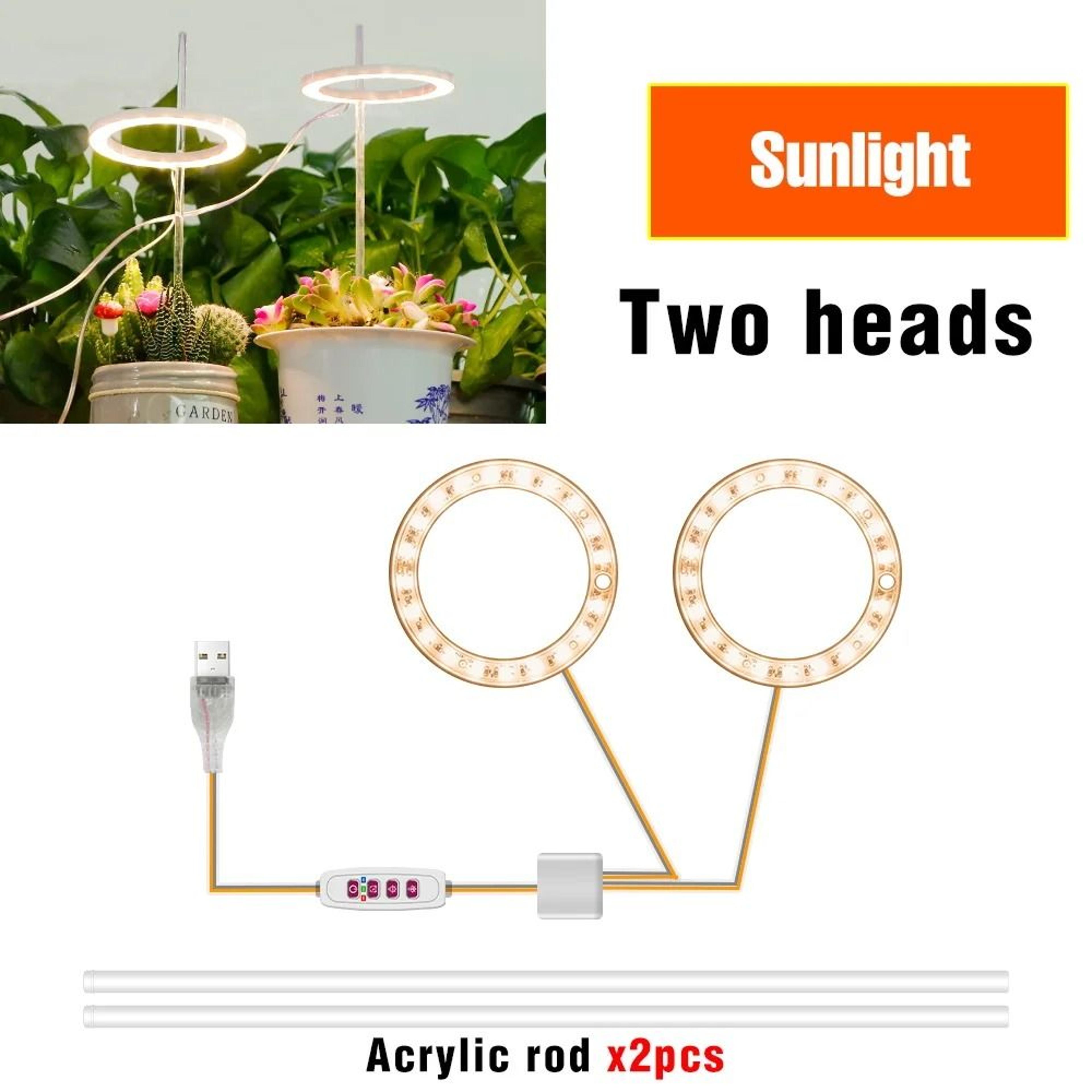 LED Full Spectrum USB Phytolamp Indoor Grow Lights 16