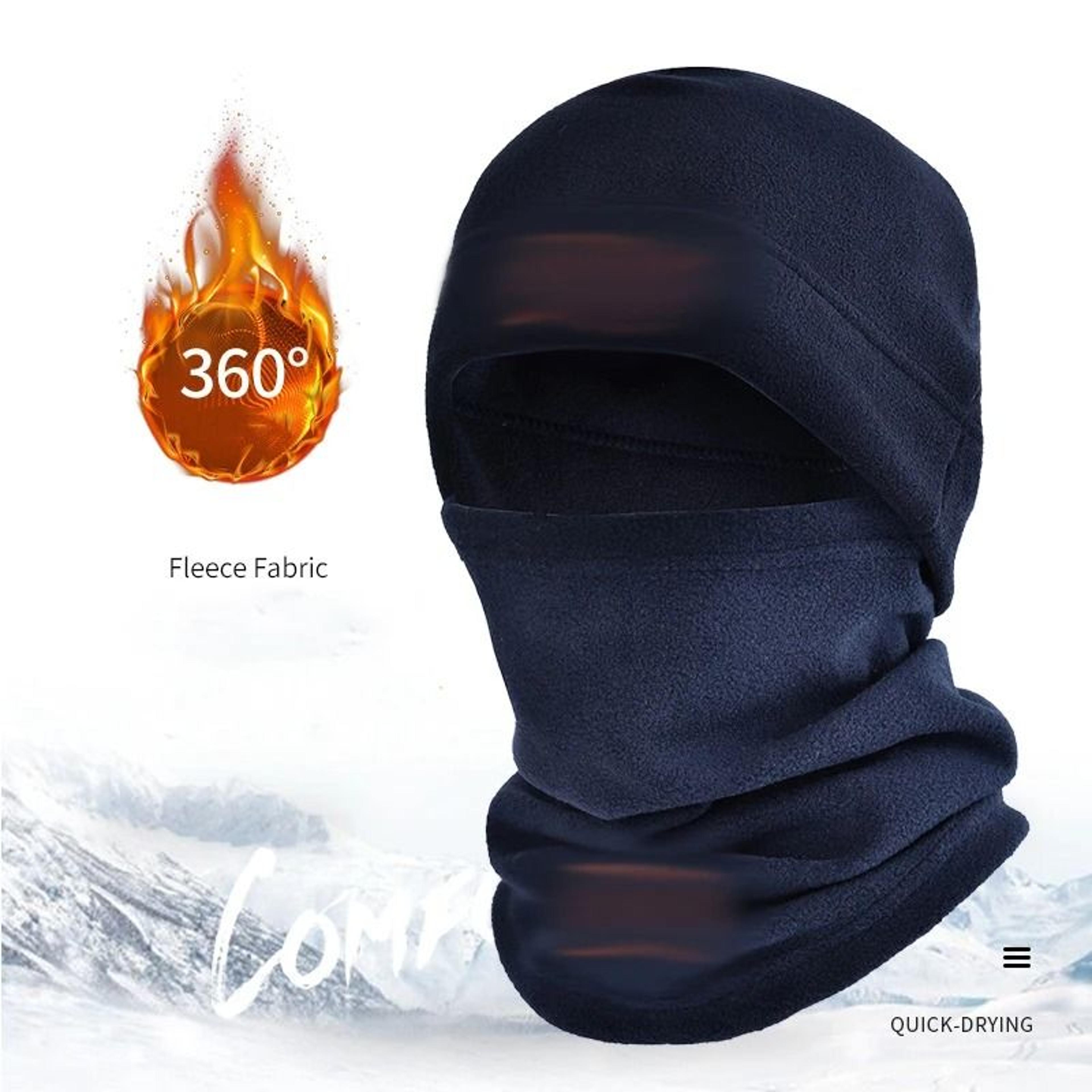 Autumn And Winter Fleece Thermal Hat And Neck Cover Set 0