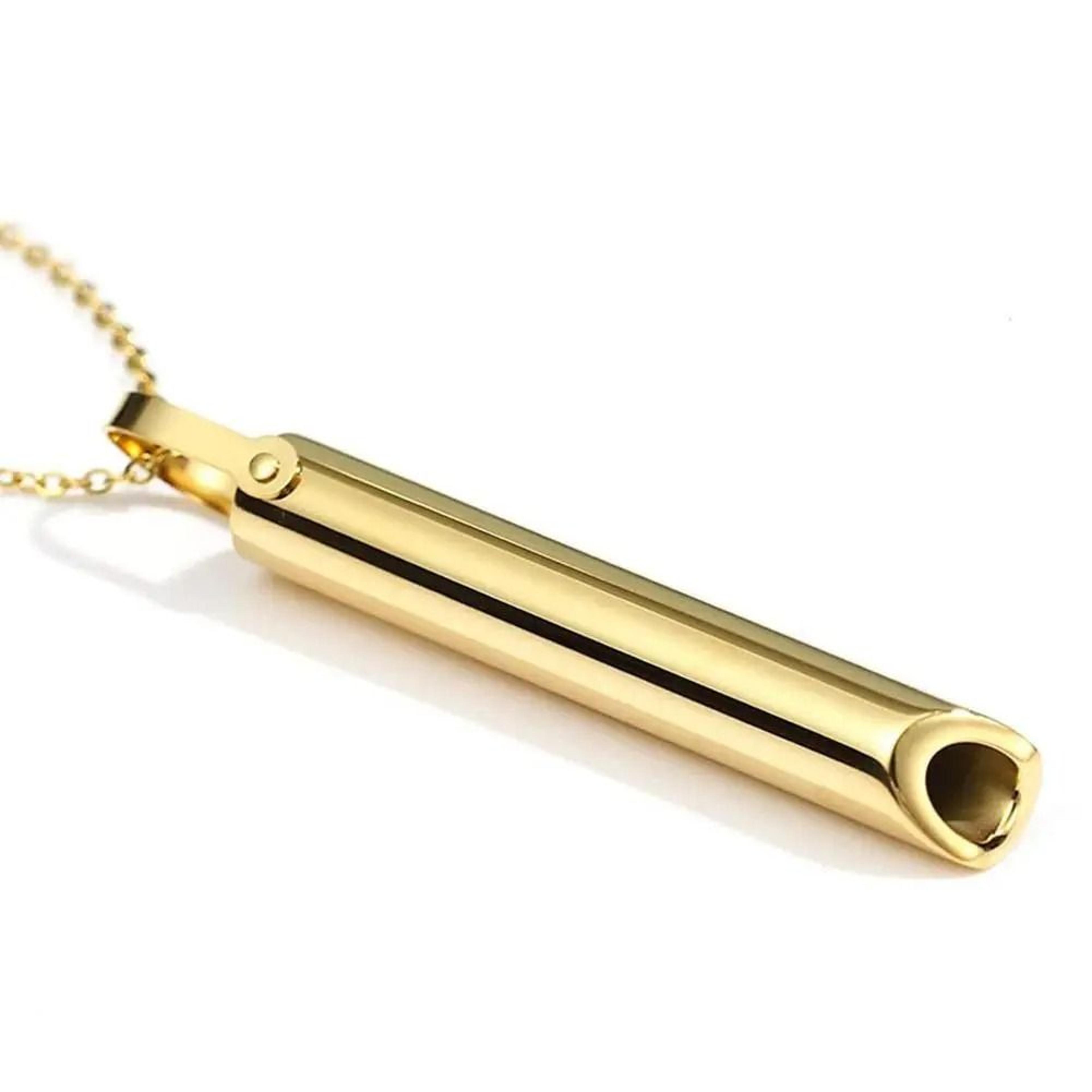 Stainless Steel Mindful Breathing Necklace 3