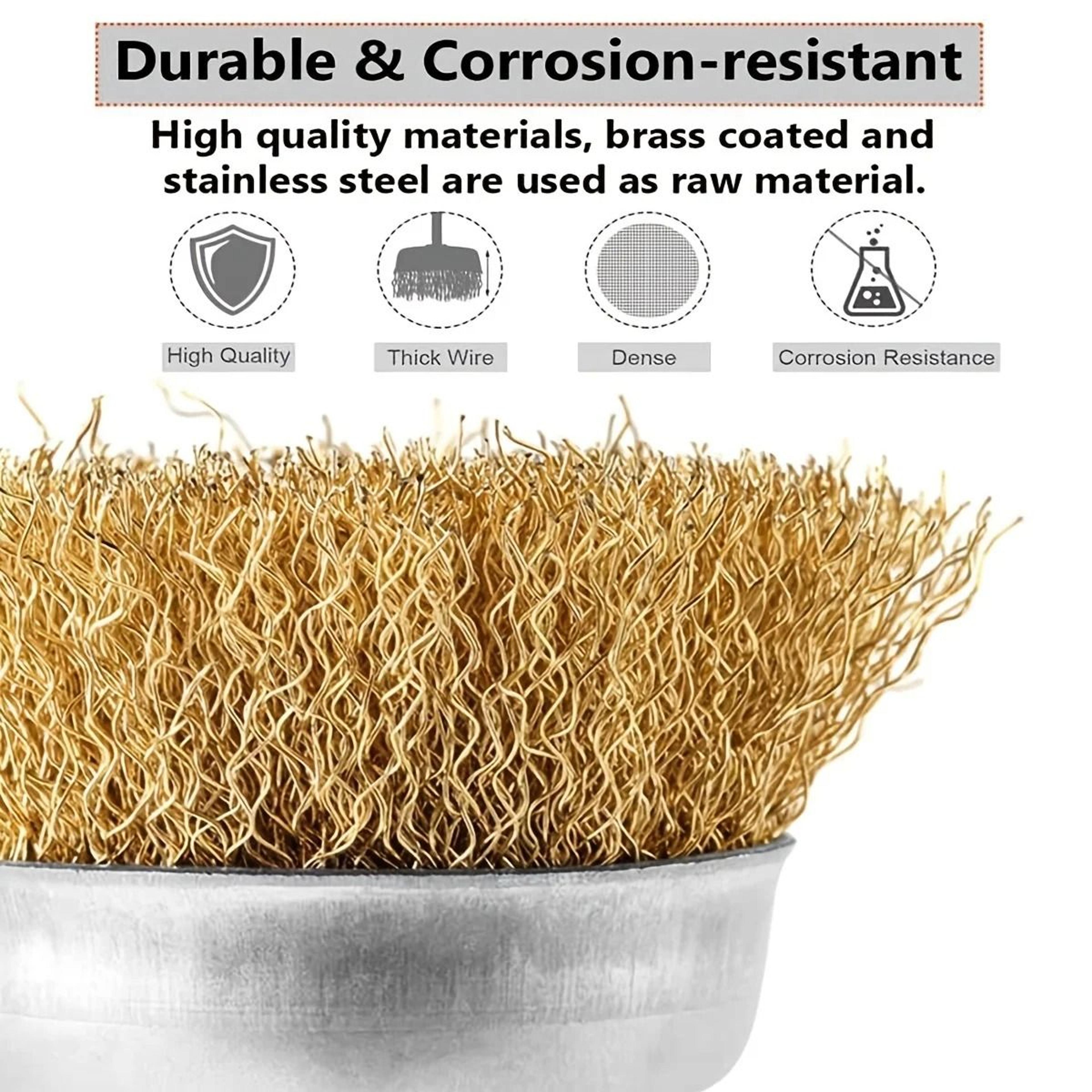 Wire Brush Wheel Cup Brush Set For Drill Attachment 1