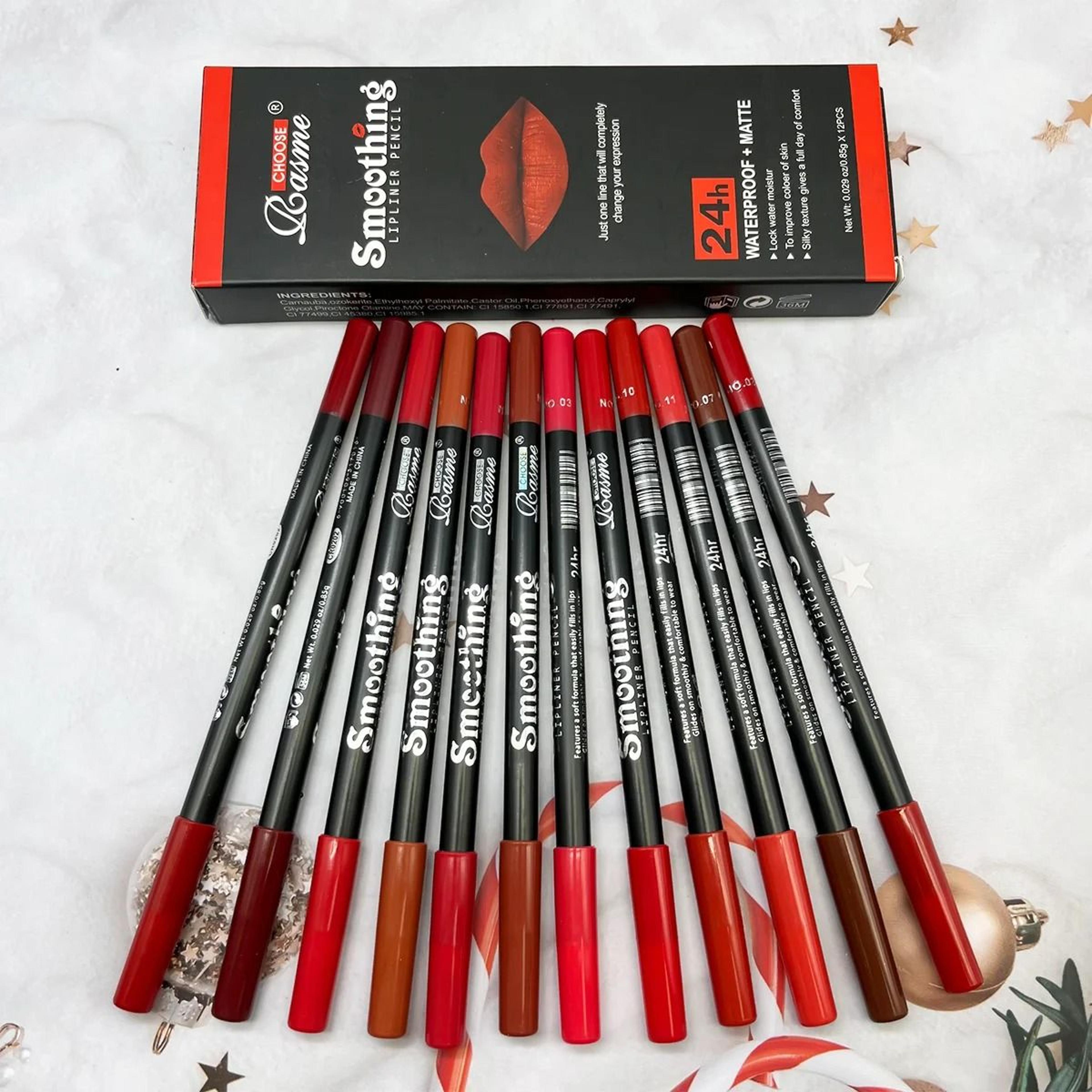 12 Pcs Long Lasting Lipstick Set With Professional Lip Liner 3
