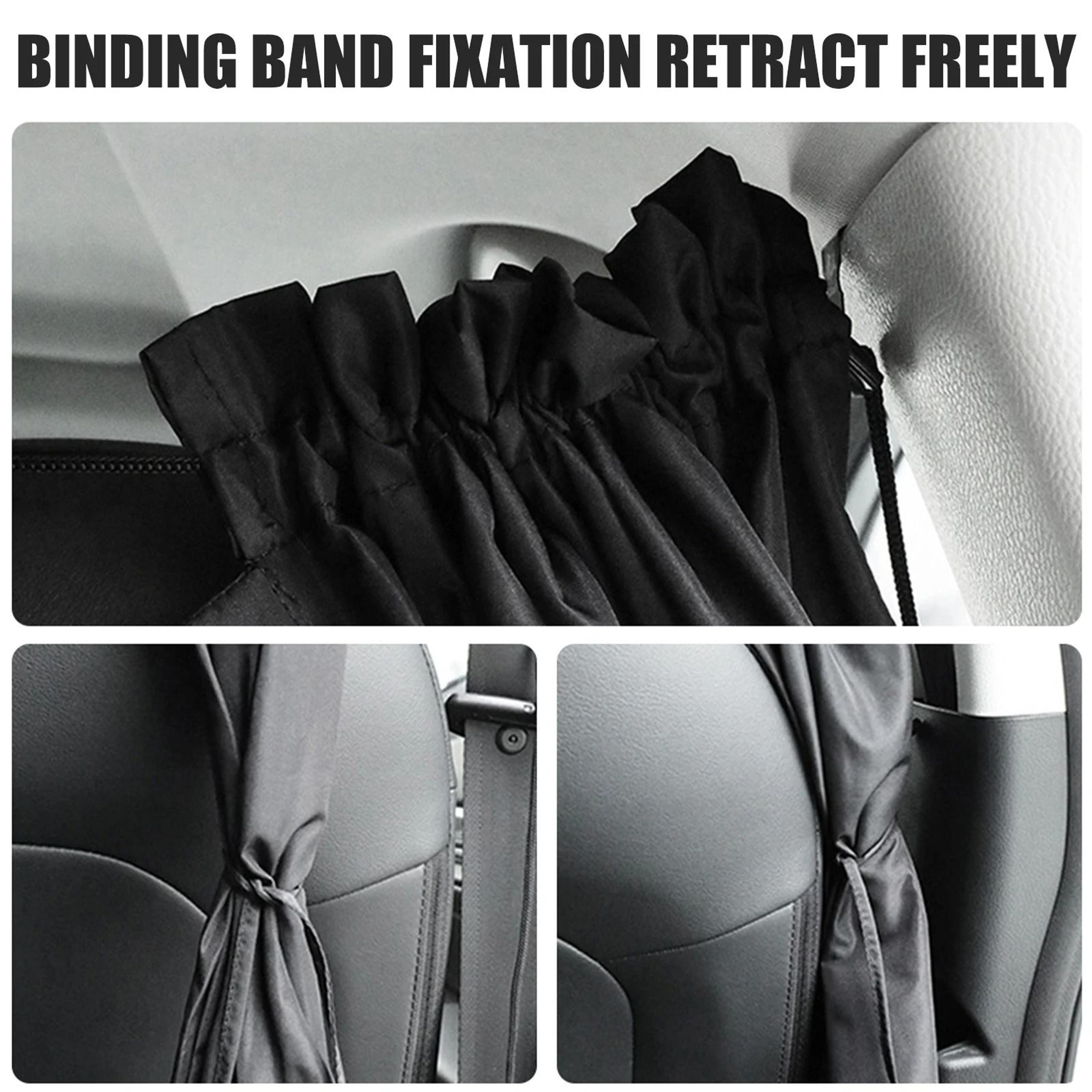 Universal Car Privacy Blackout Divider Curtains 2