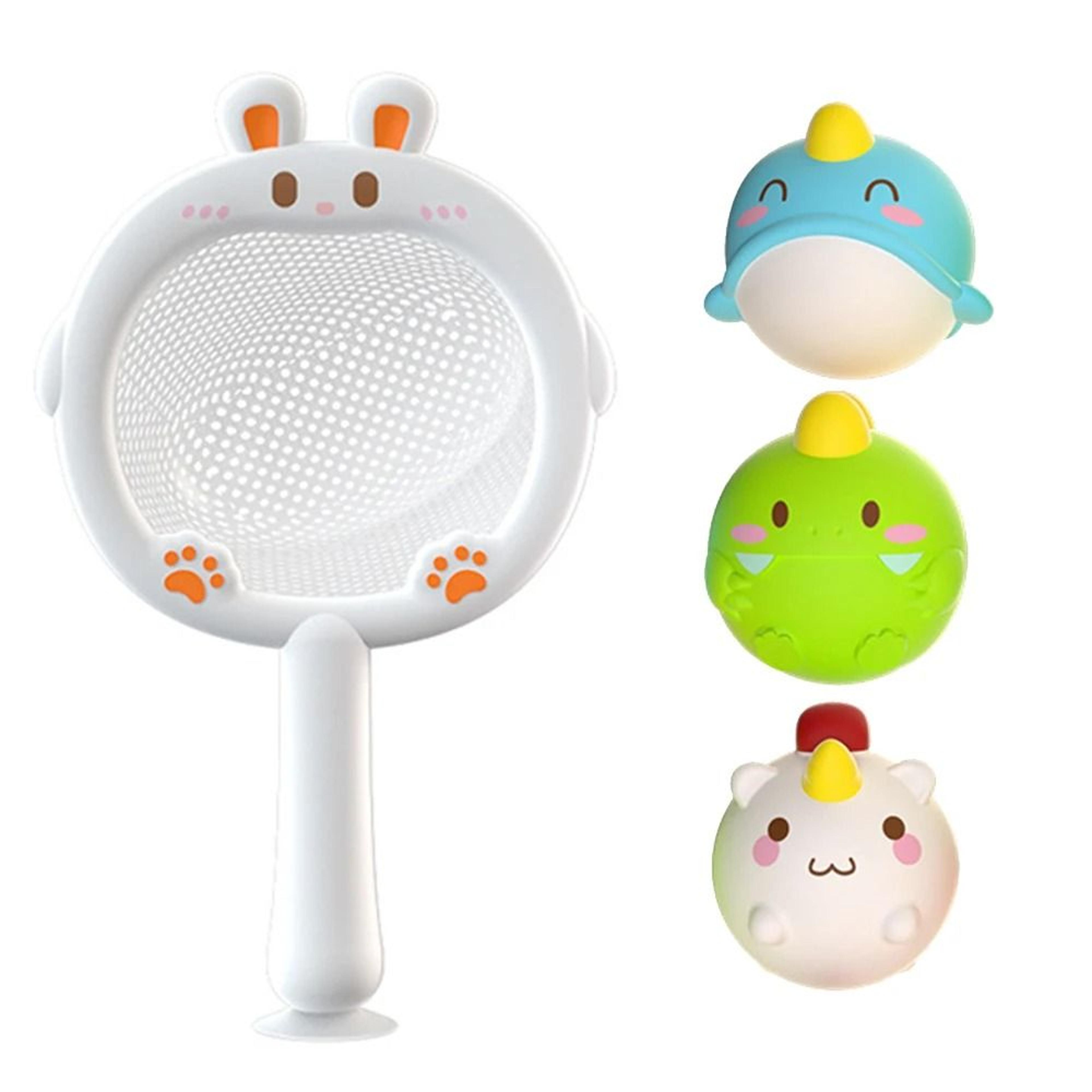 Luminous LED Animal Bath Toy With Water Induction 12