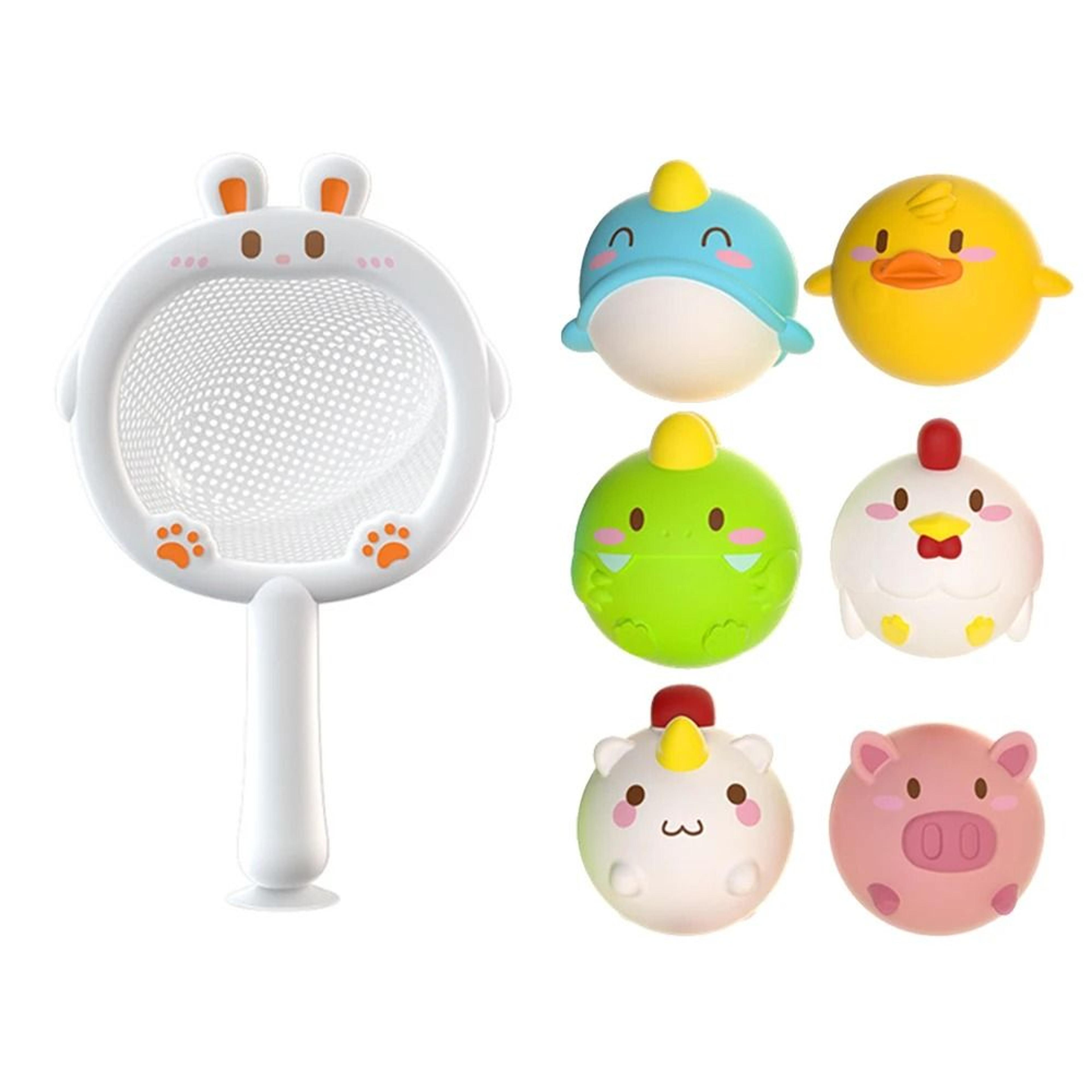 Luminous LED Animal Bath Toy With Water Induction 14