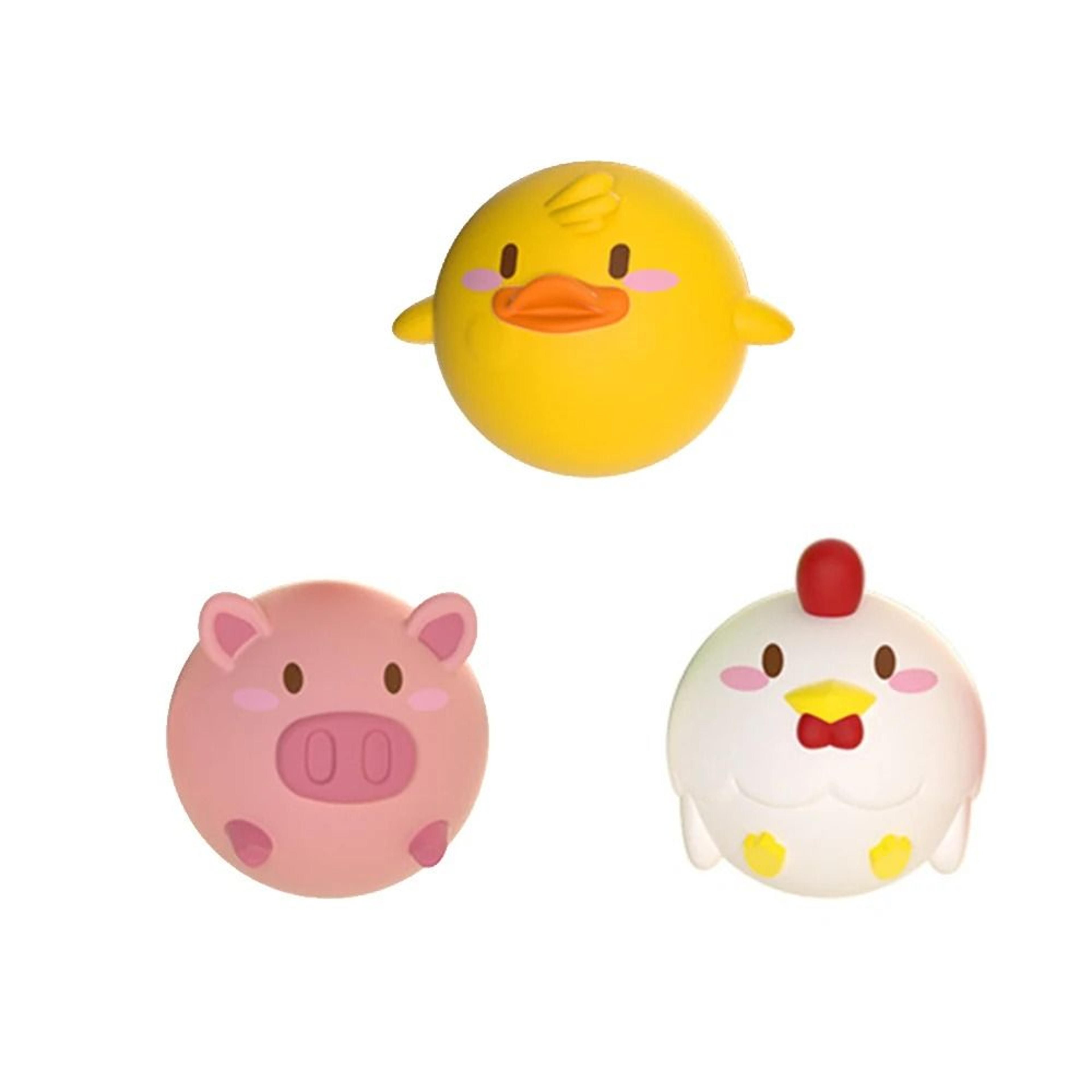 Luminous LED Animal Bath Toy With Water Induction 7
