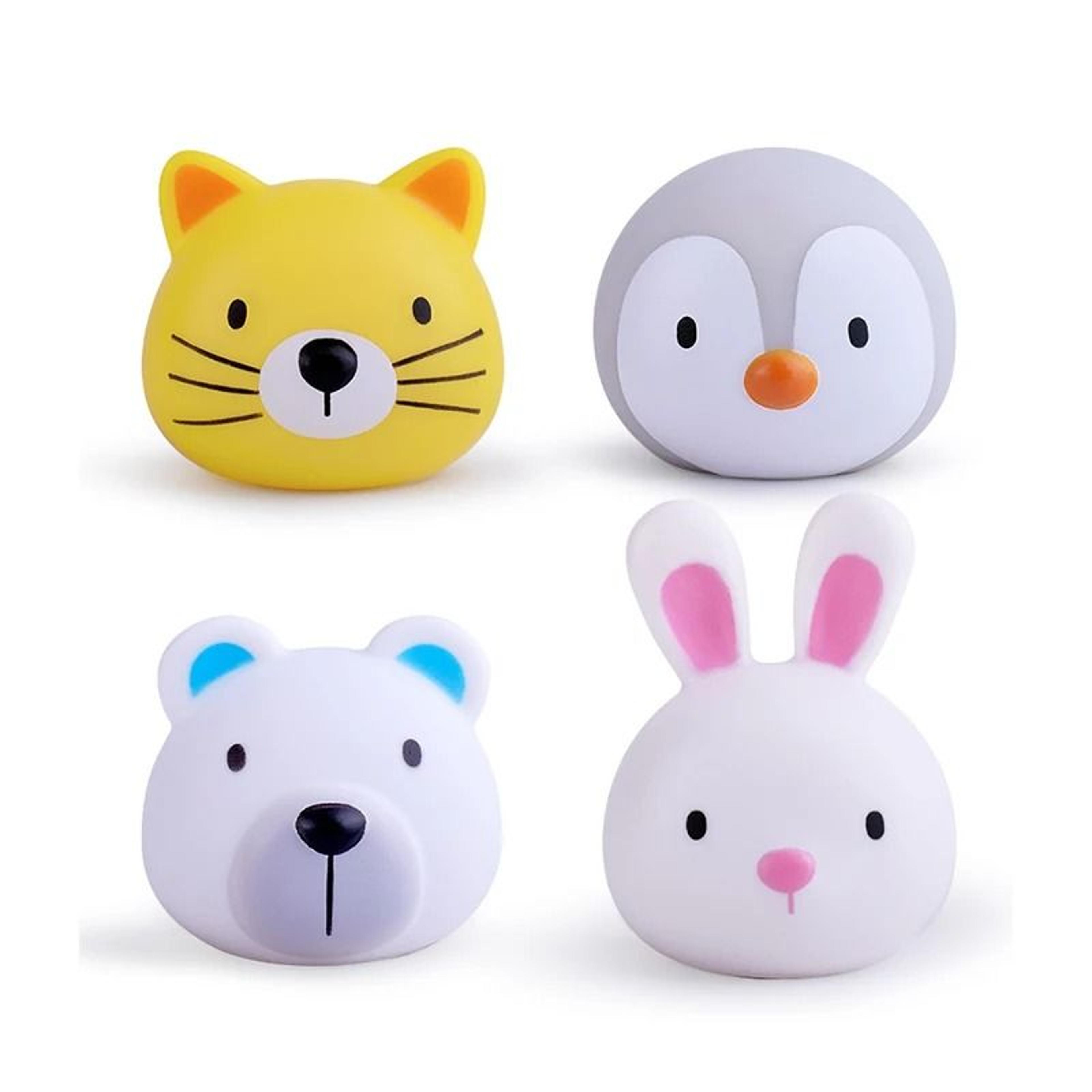 Luminous LED Animal Bath Toy With Water Induction 18