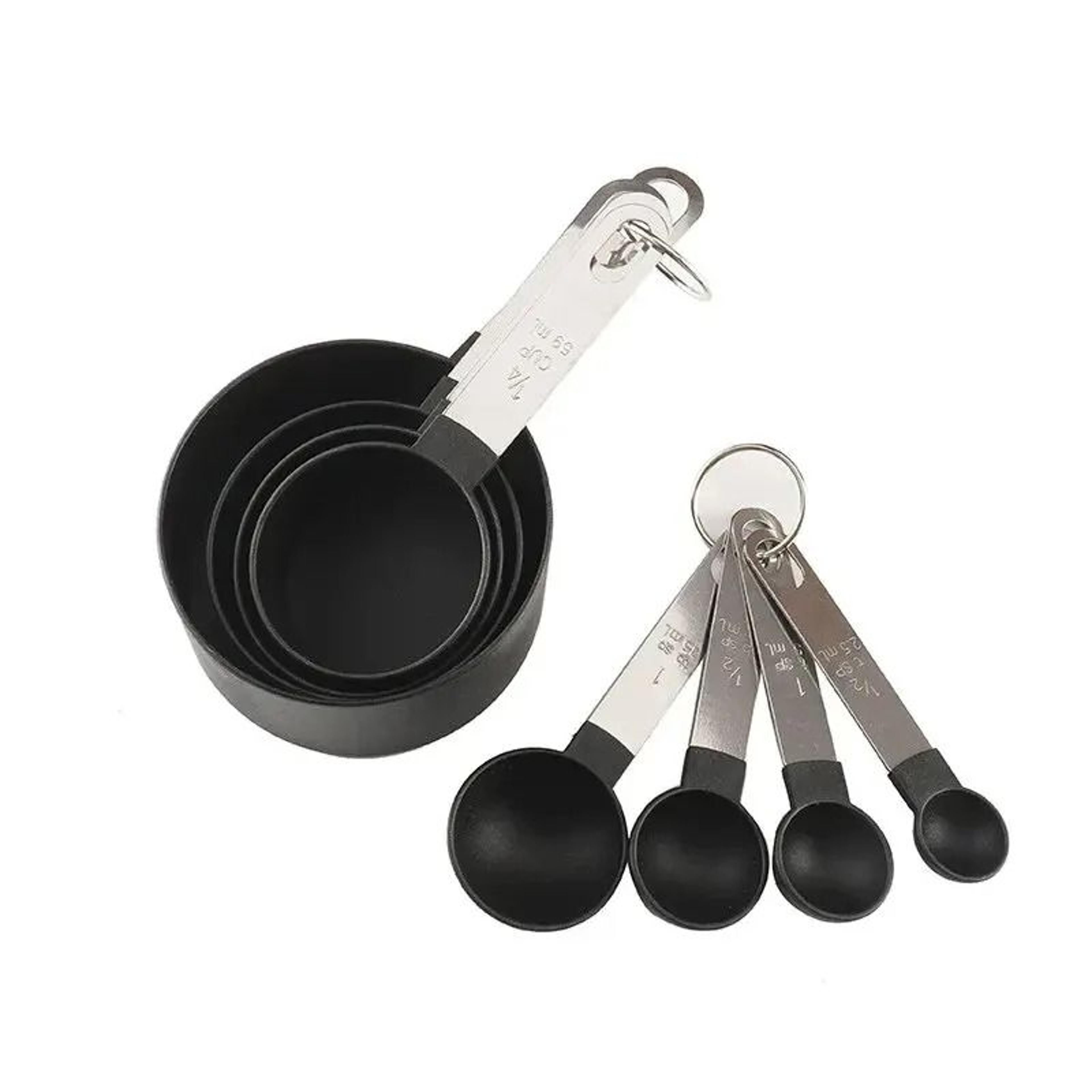 8PCS Stainless Steel Handle Measuring Cups And Spoons Set 9