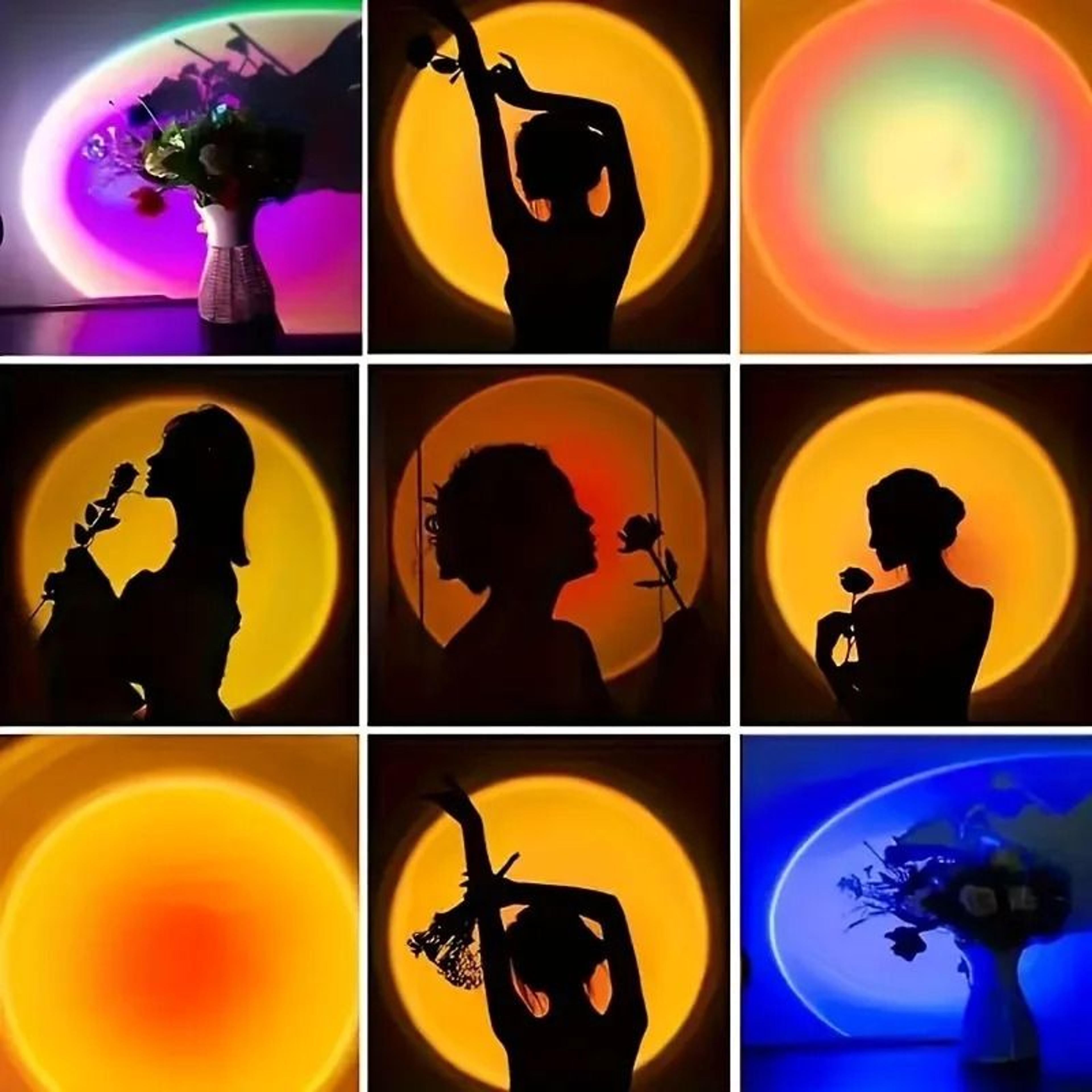 16Color Spectrum Vibrant Sunset Projection Light 1