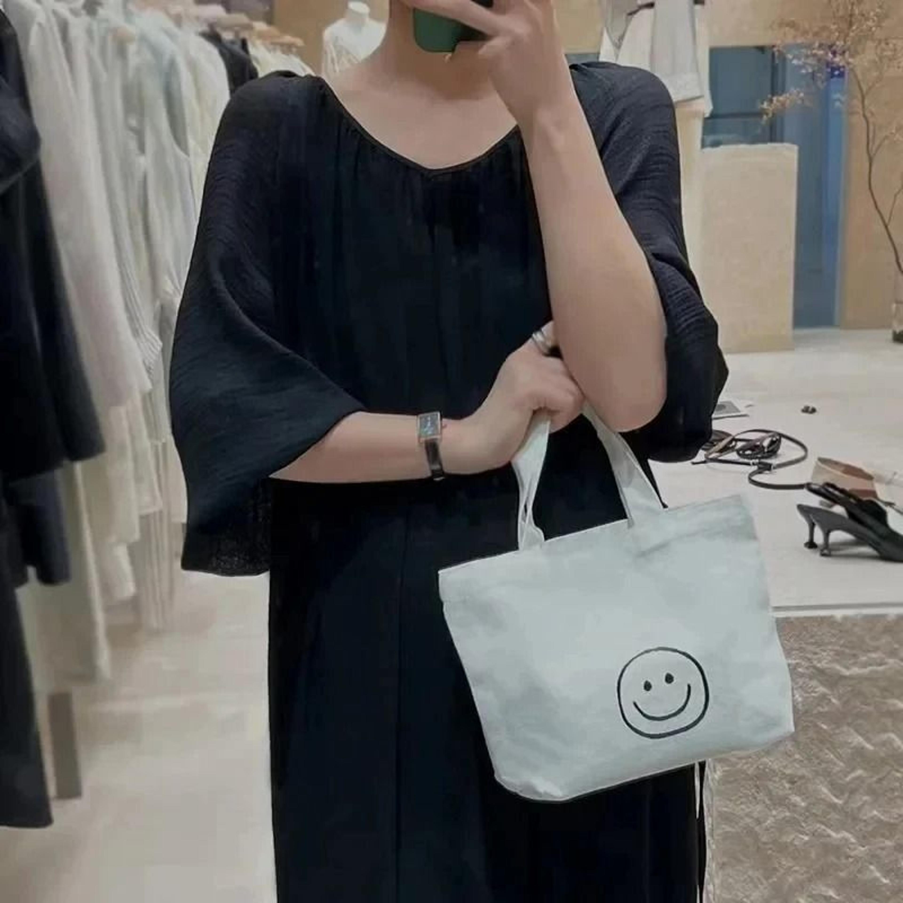 Korean Style Smile Face Mini Shopping Bag 3