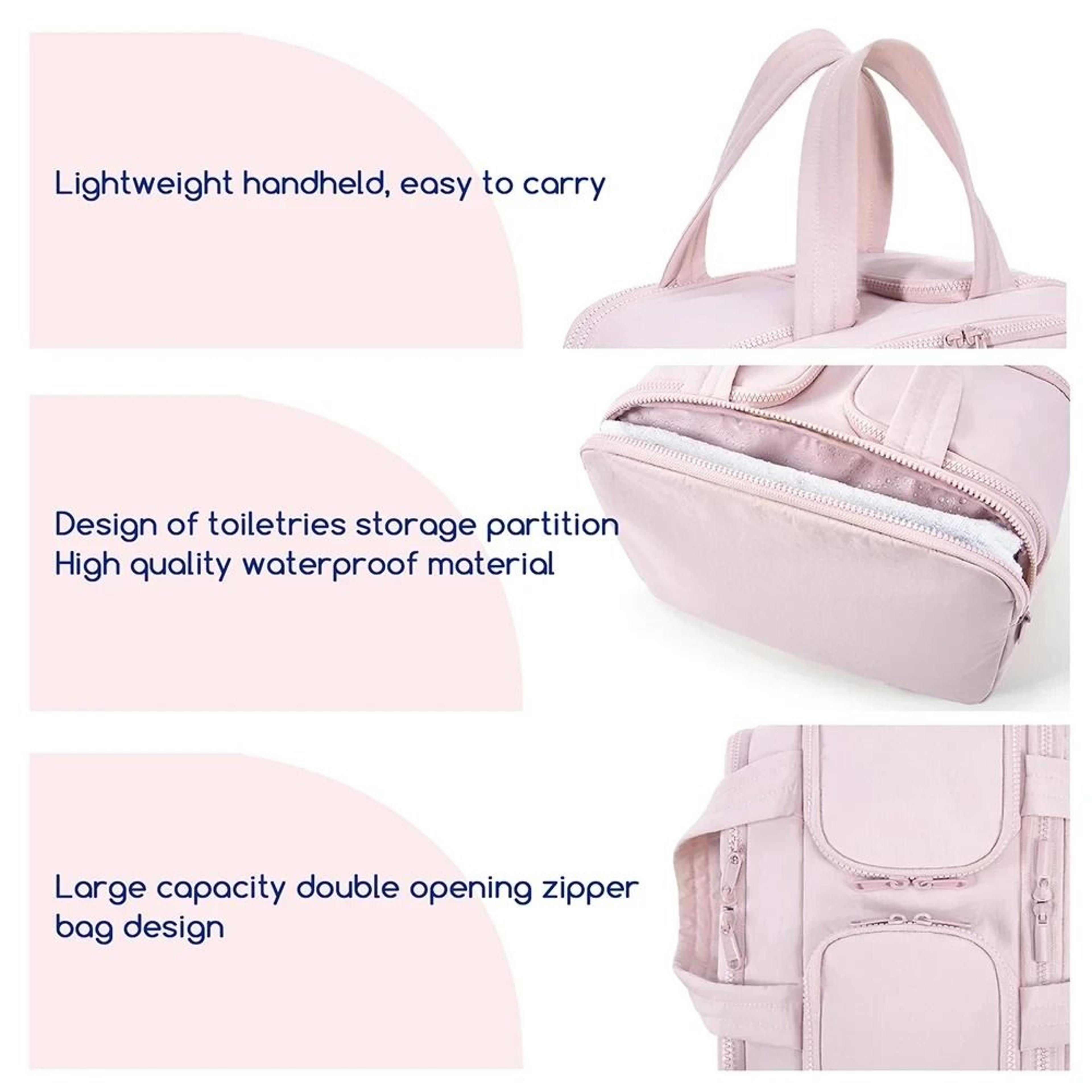 Portable MultiCompartment Fashion Makeup Storage Bag 5