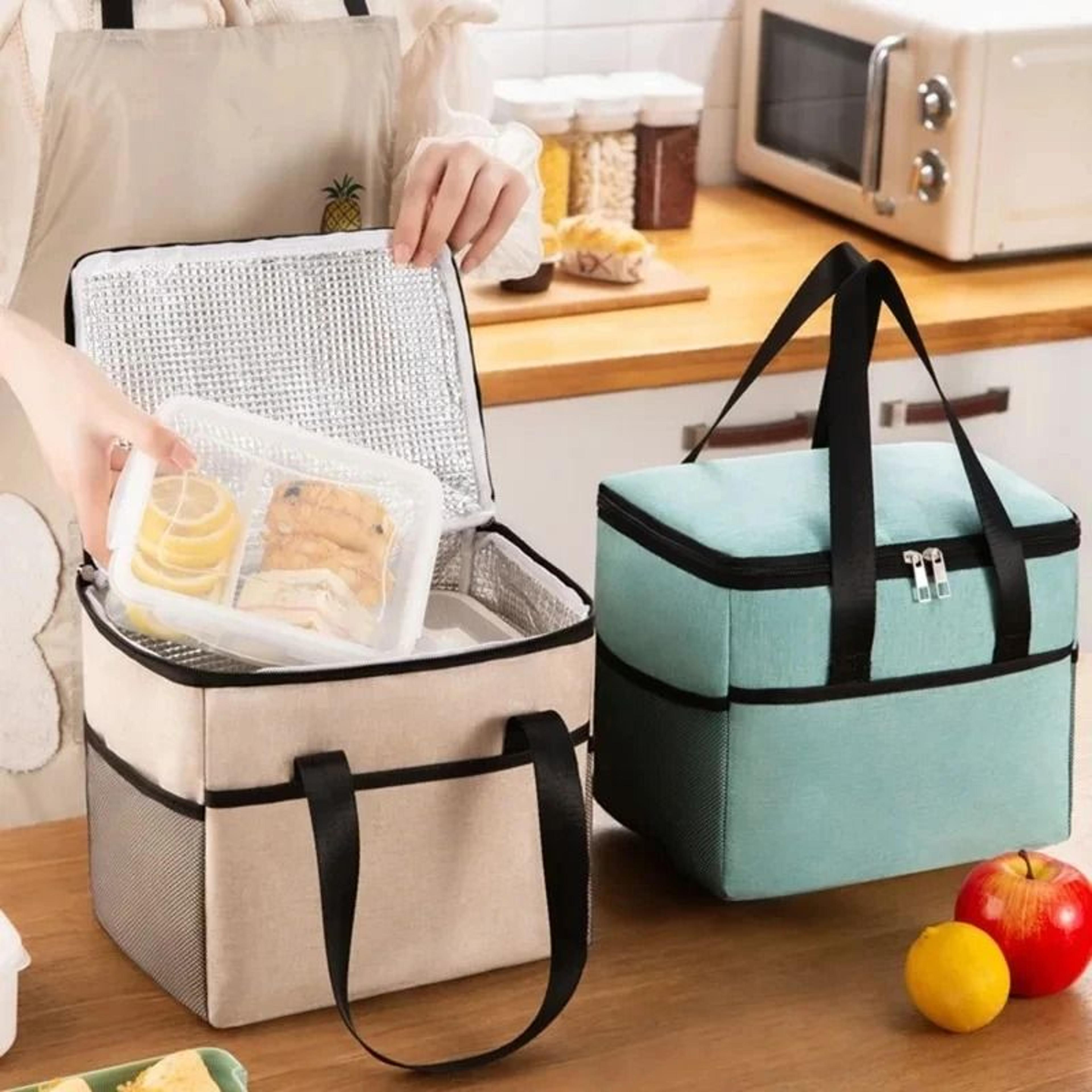 Fashion LargeCapacity Leakproof Lunch Cooler Bag 11