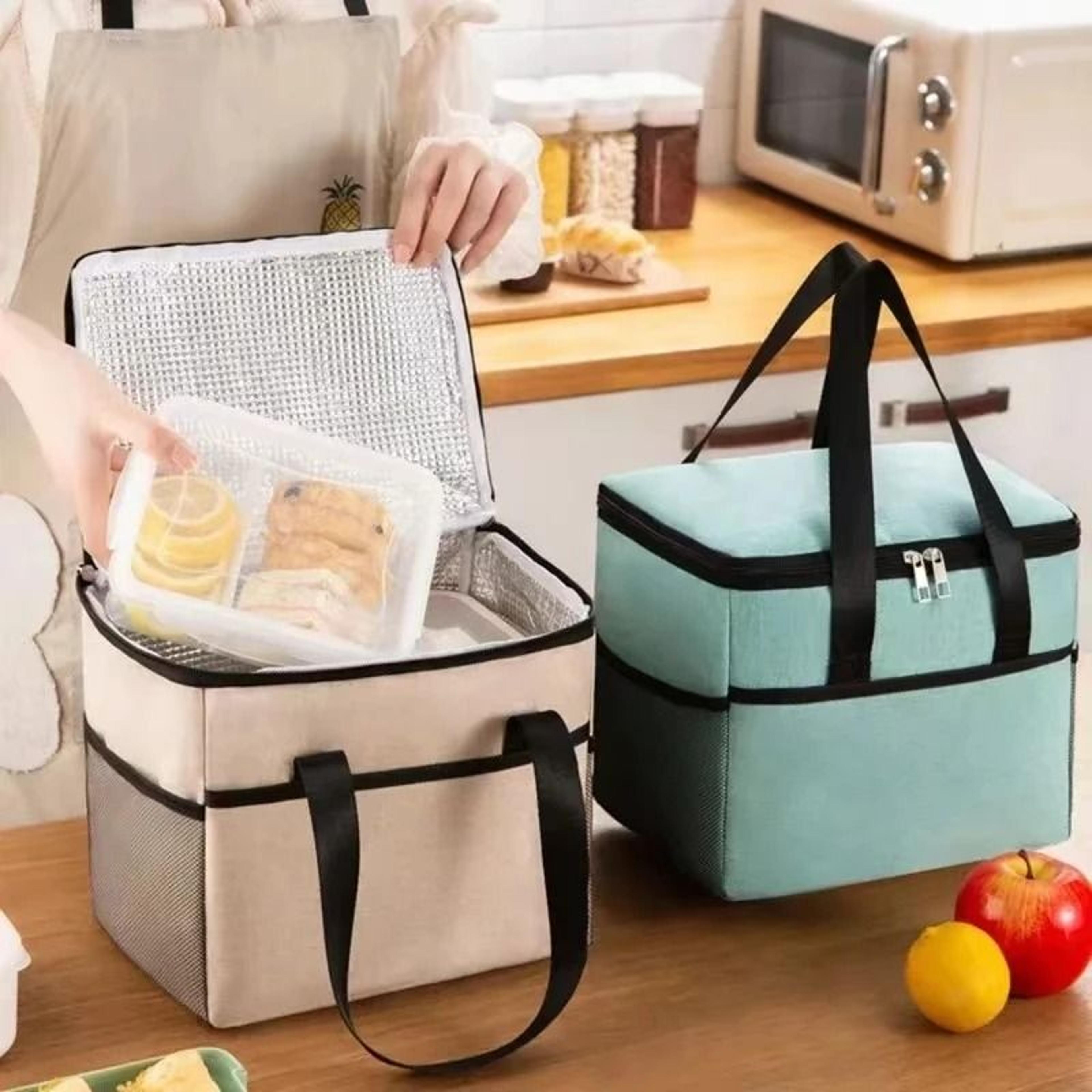 Fashion LargeCapacity Leakproof Lunch Cooler Bag 2
