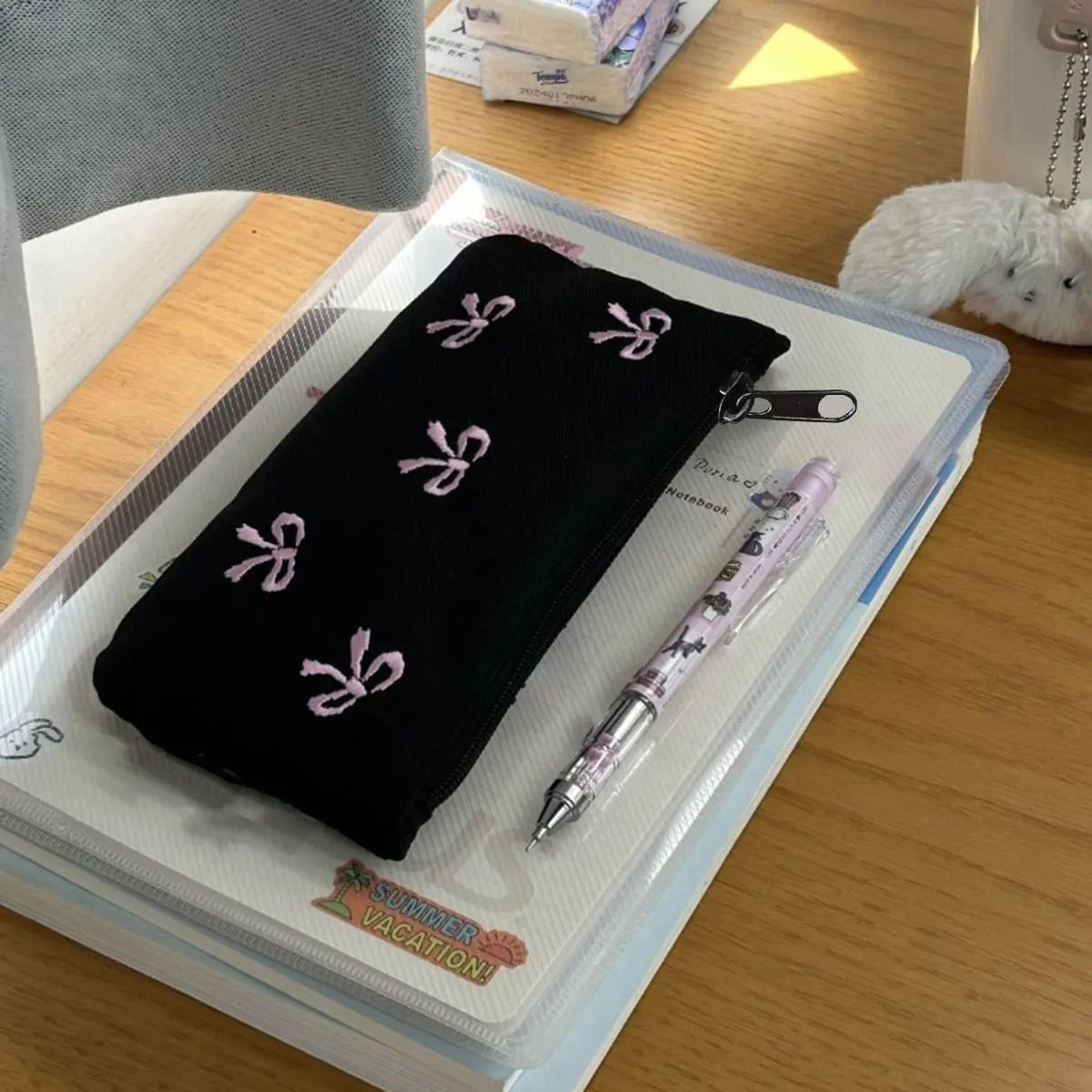 Black Bow Embroidery MultiPurpose Storage Bag 1