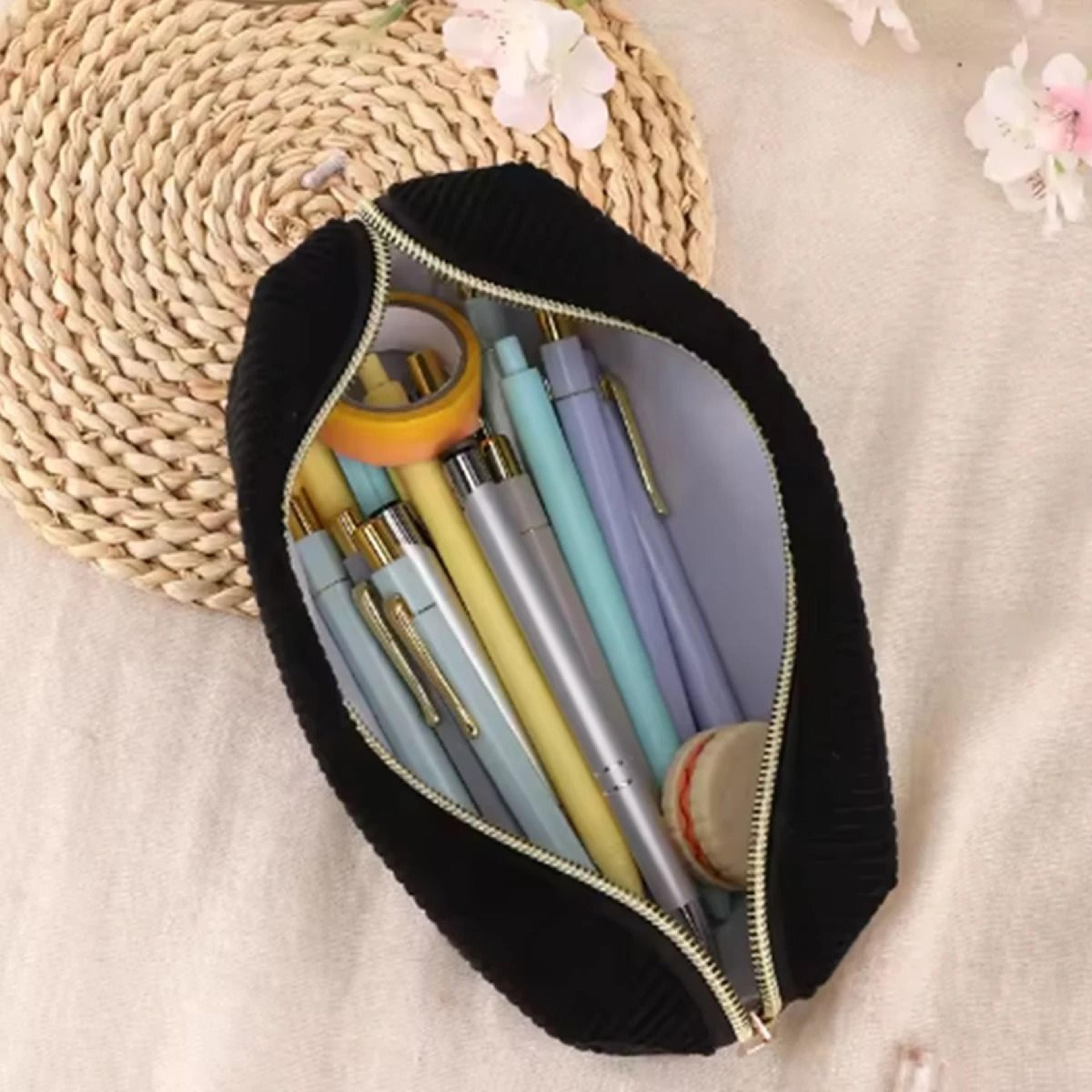 LargeCapacity Solid Color Stationery And Pencil Case 2