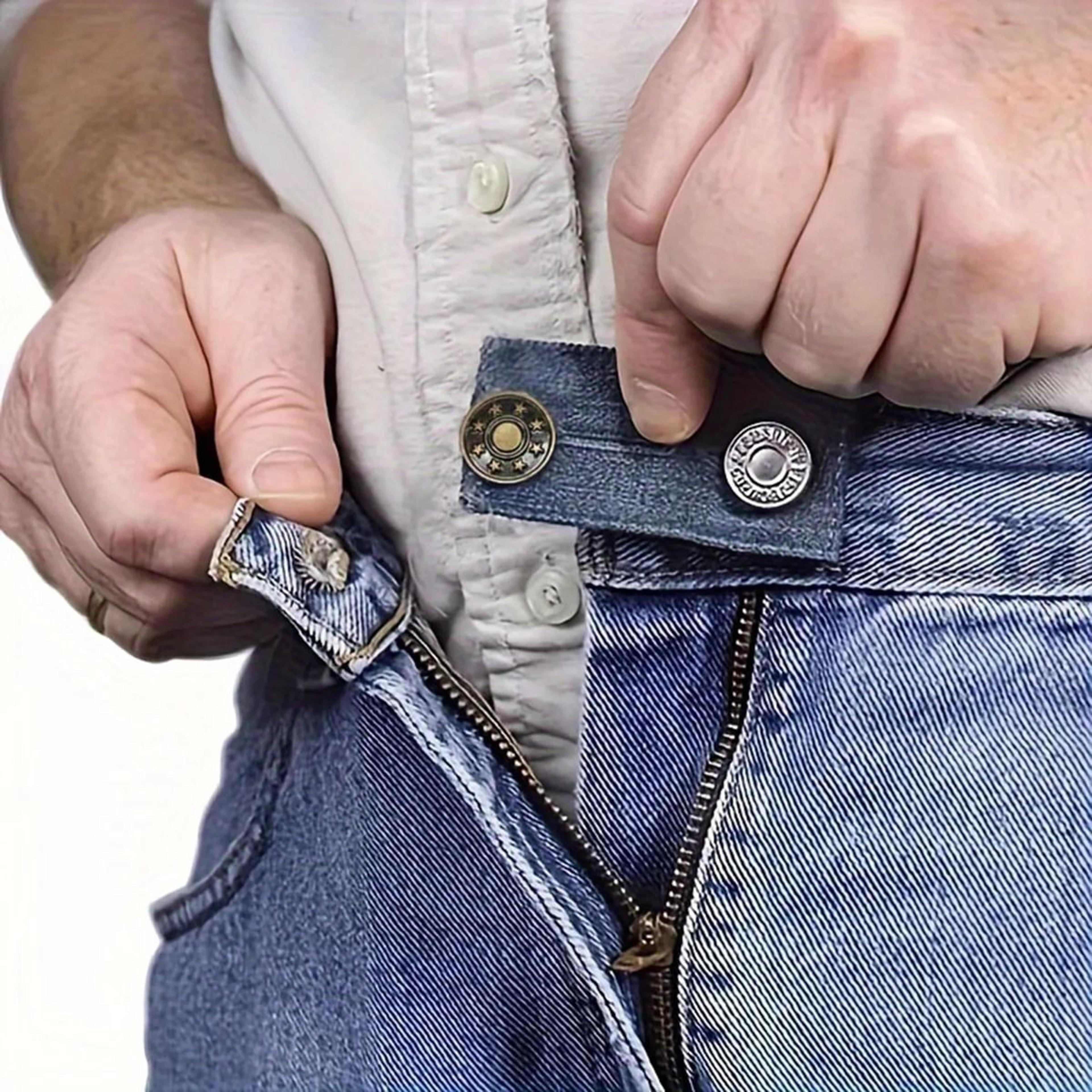 Elastic Waist Extender Buttons For Pants And Jeans 0