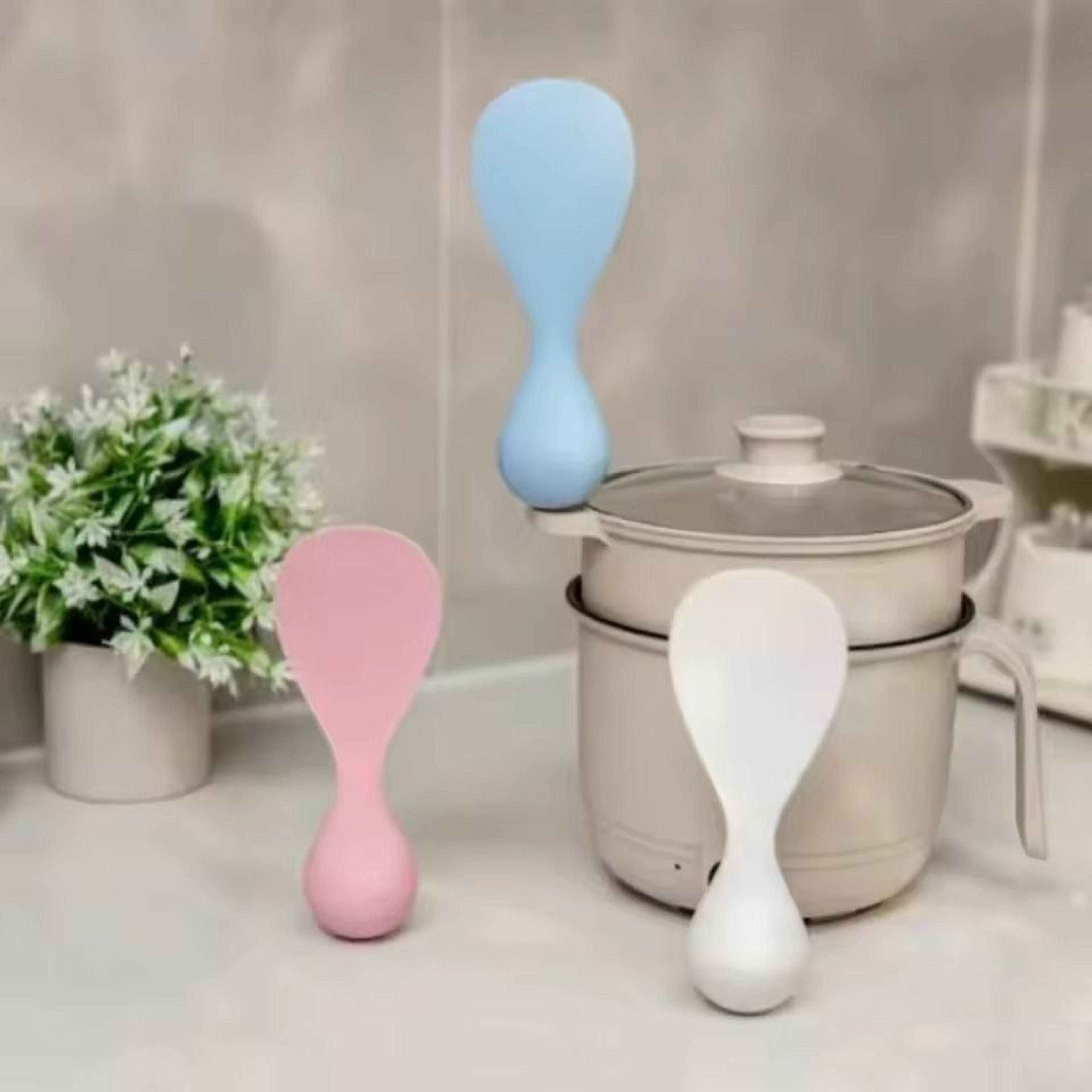 3Piece HeatResistant StandType Rice Spoon Set 2