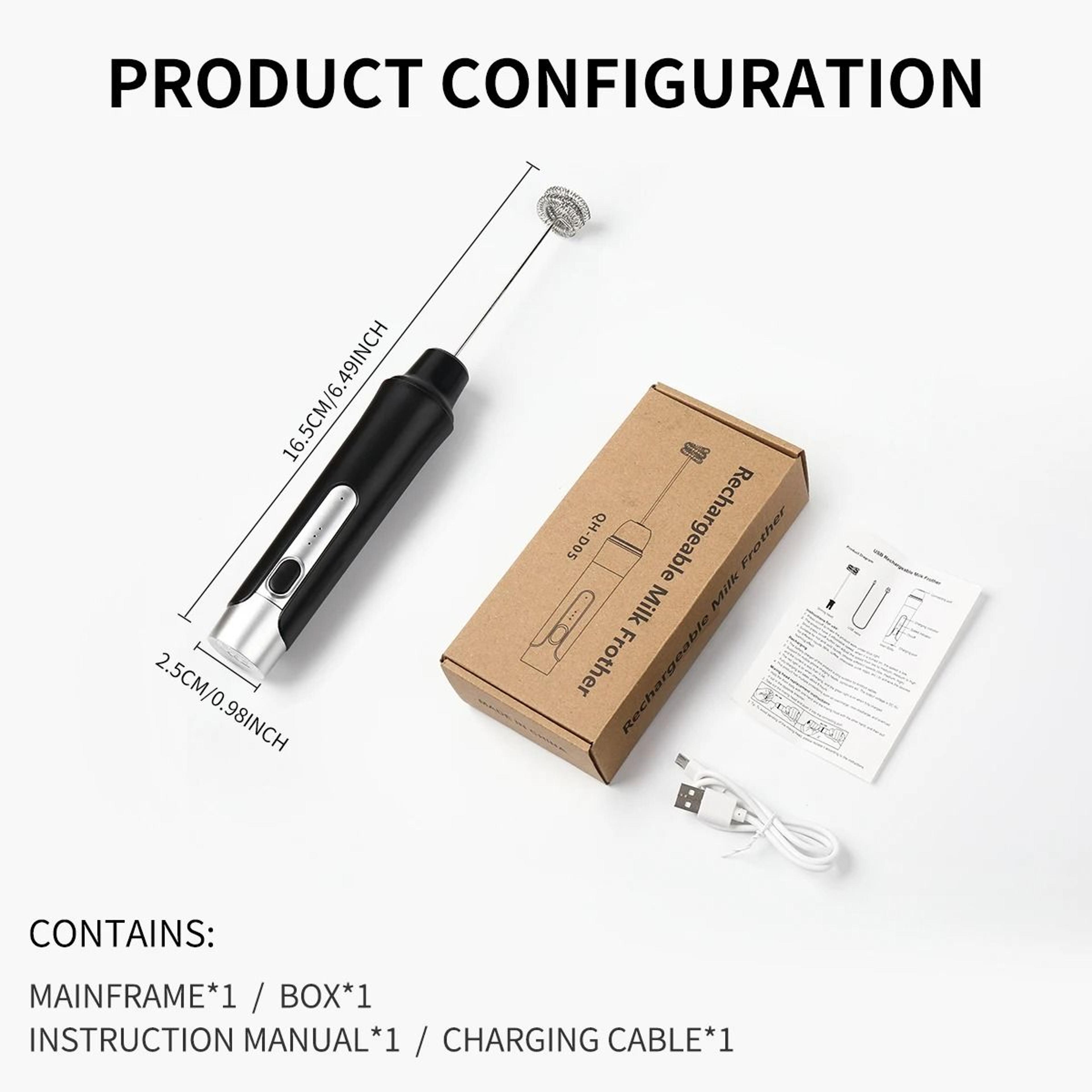 Portable Handheld Electric Milk Frother And Coffee Maker 5