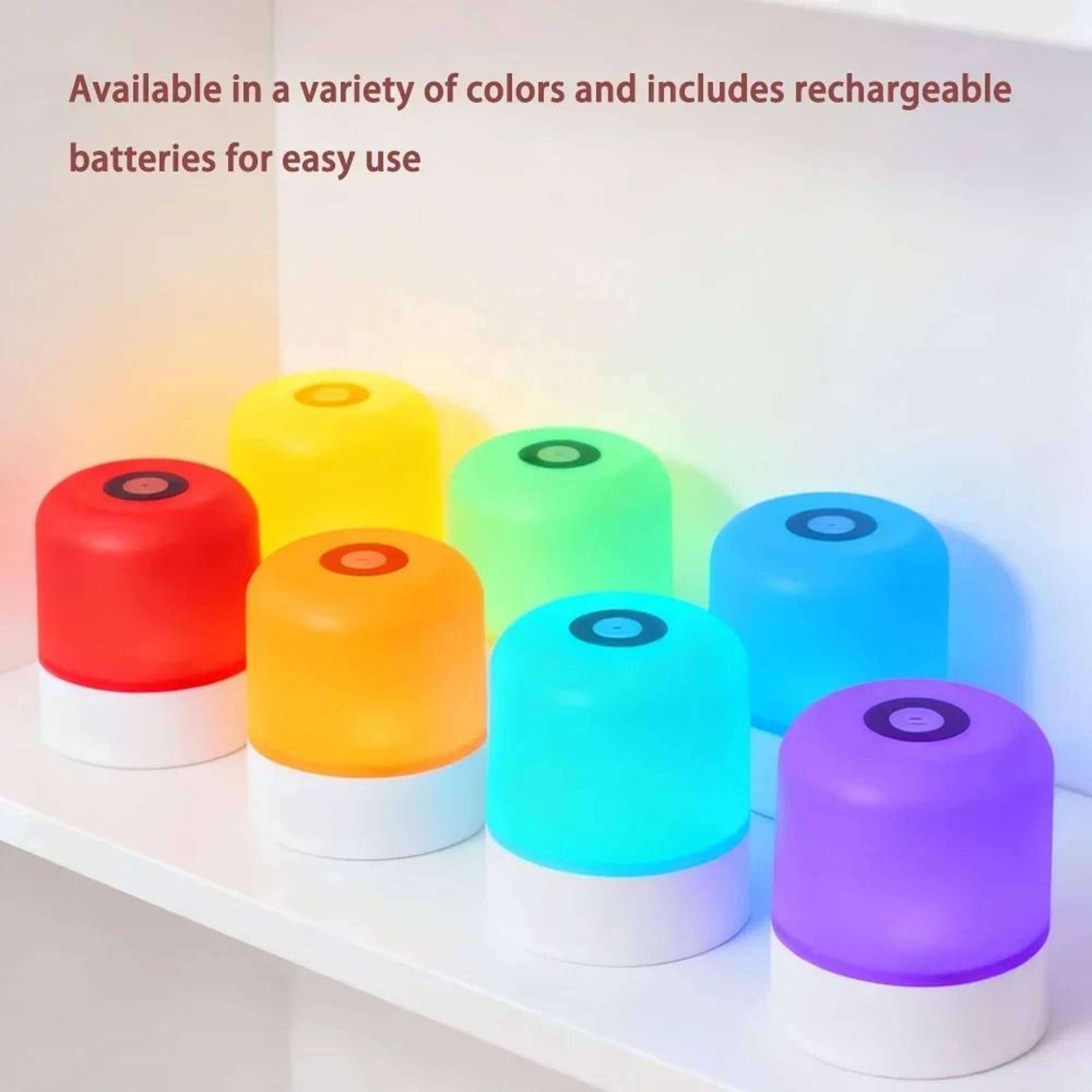Dimmable Touchscreen RGB Desktop Night Light And Reading Lamp 4