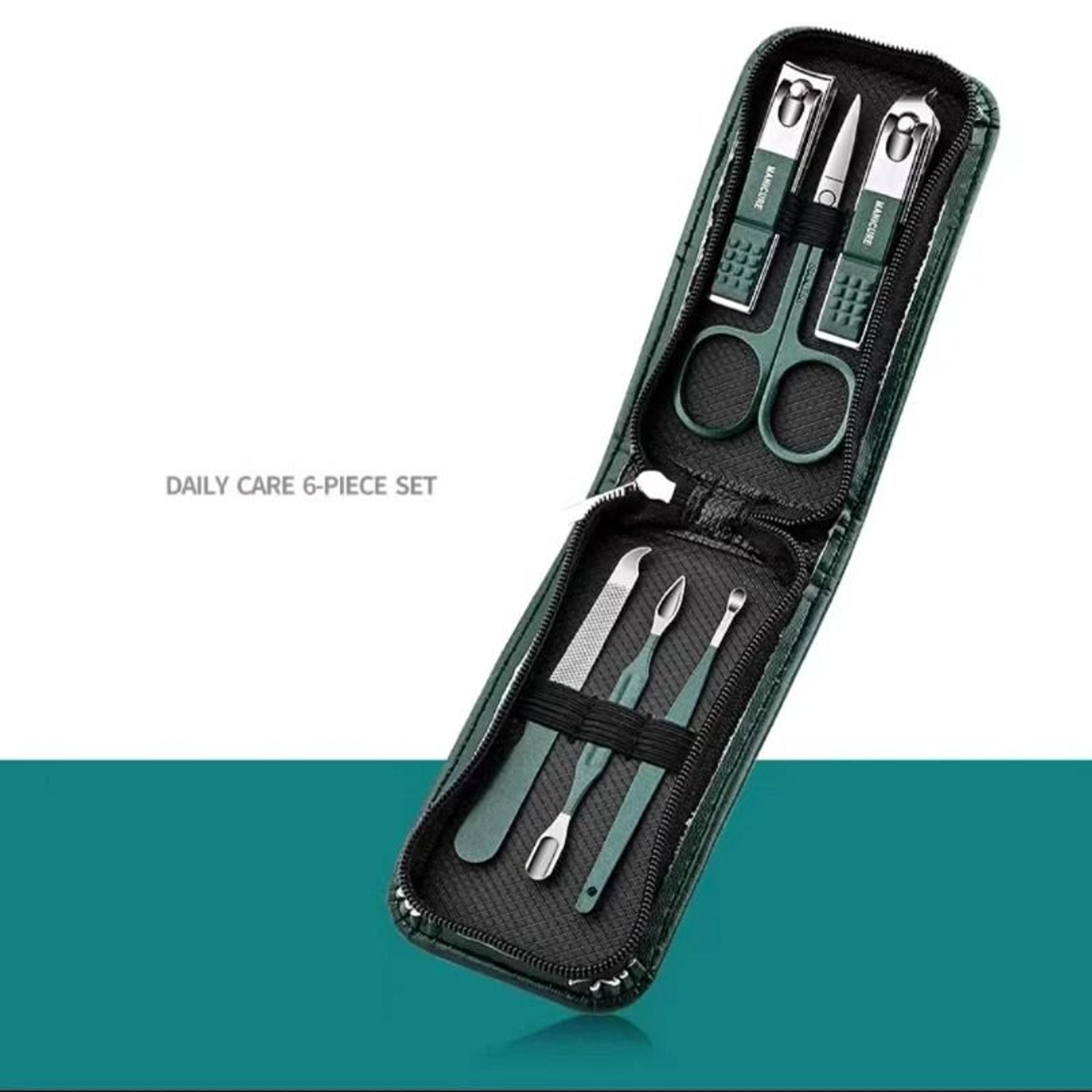 Premium Stainless Steel 6 Piece Manicure And Pedicure Tool Set 7