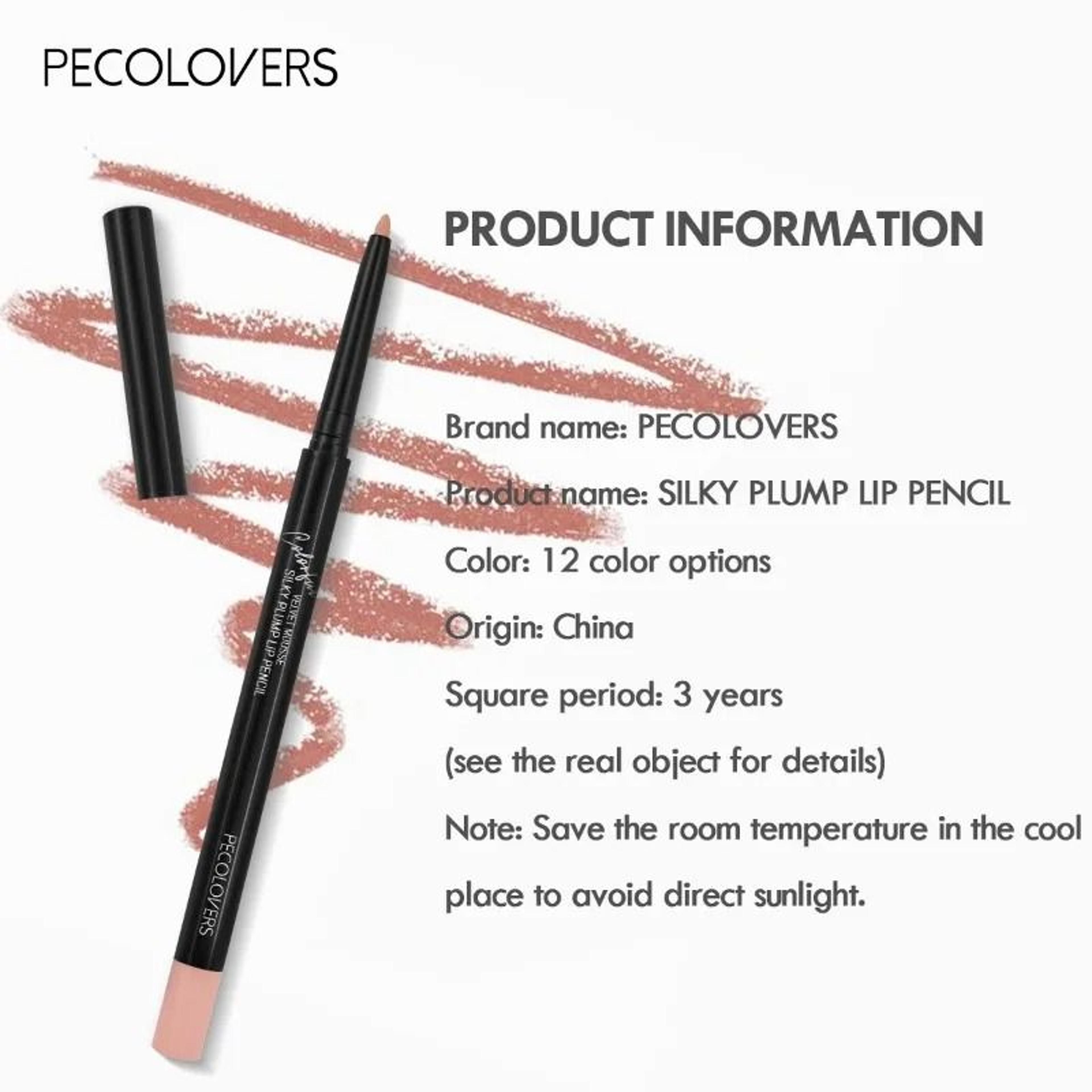 Waterproof Matte Red Contour Lipliner Pencil 1