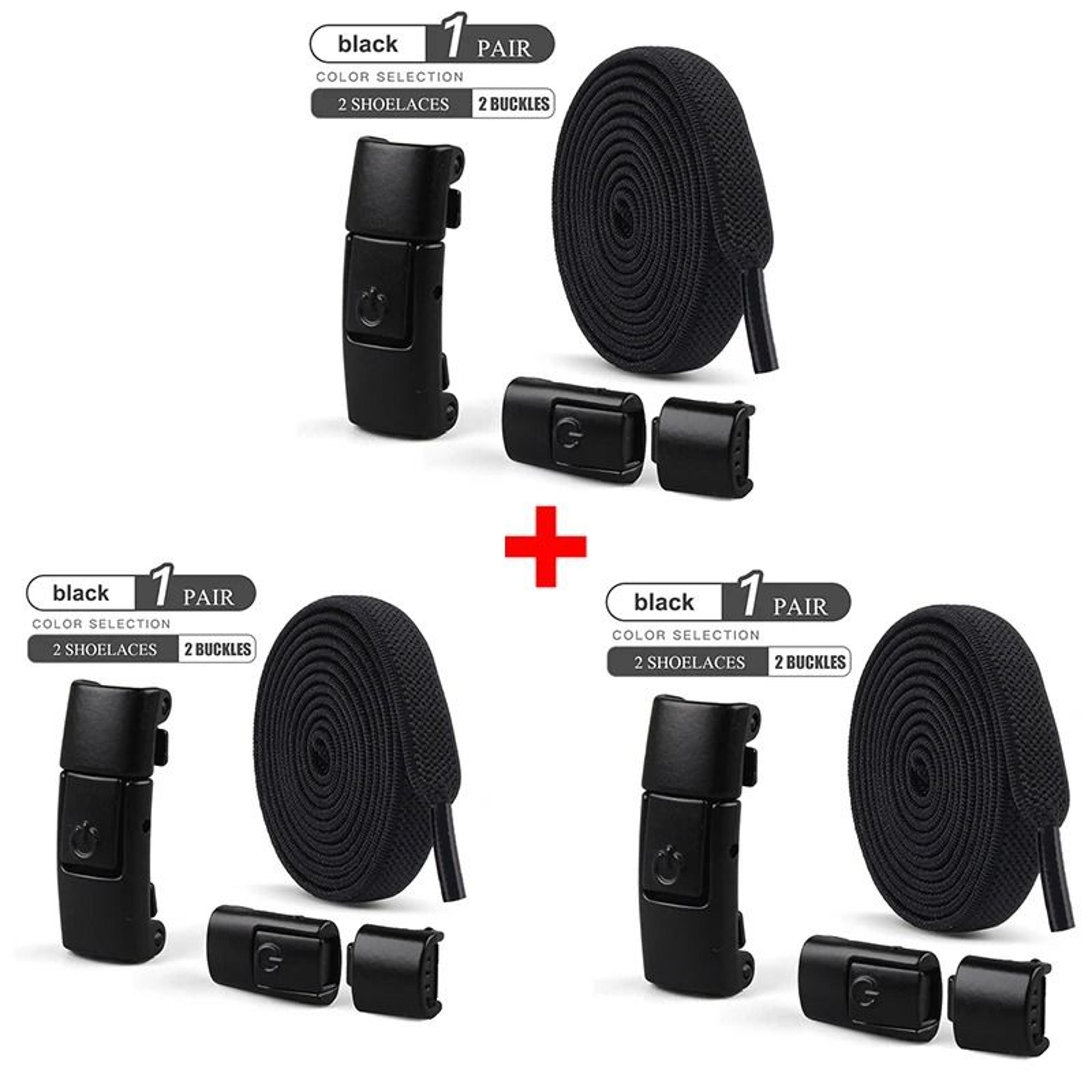 Industrial Standard 8mm Elastic No Tie Shoelaces With Press Lock 28