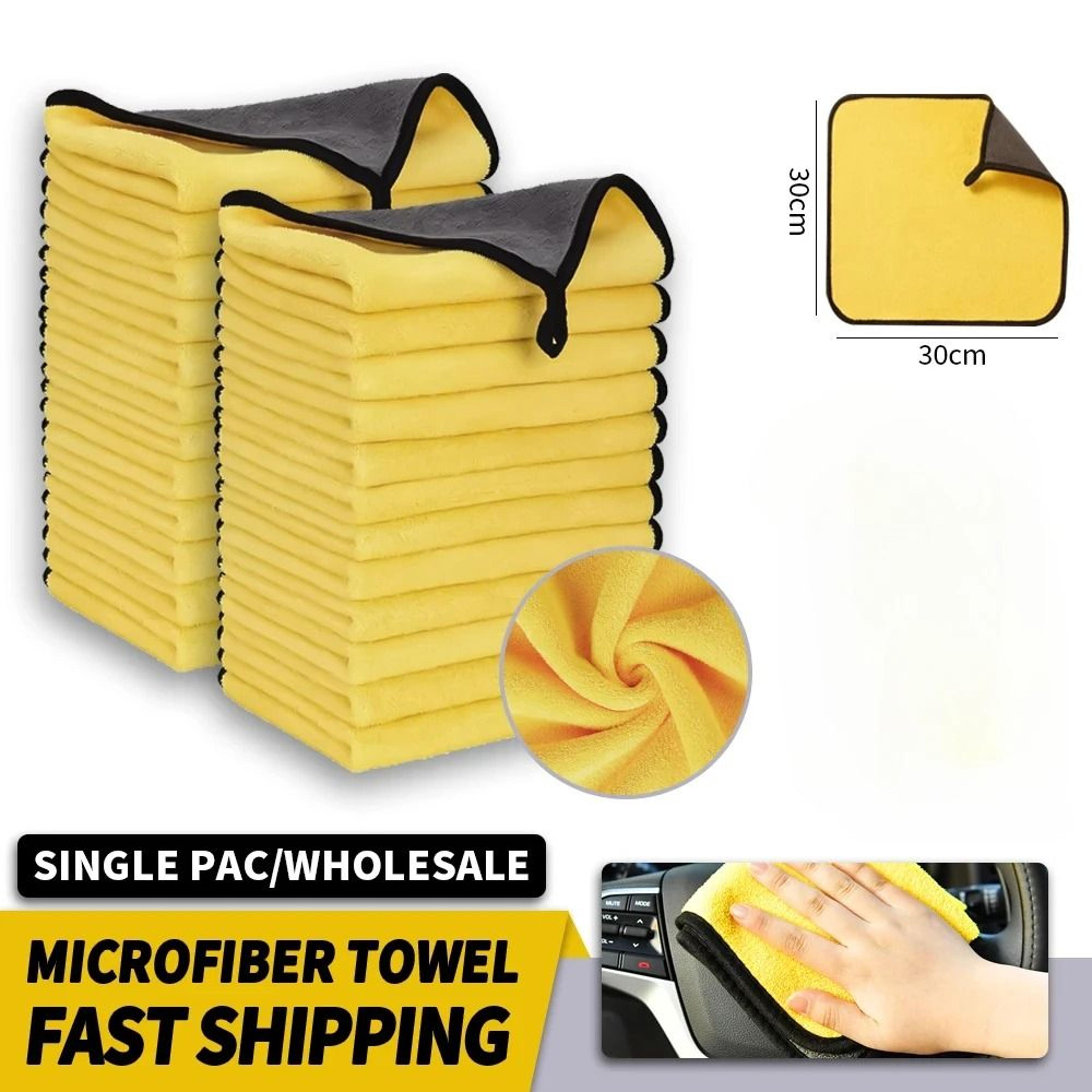 Industrial Standard Car Wash And Kitchen Microfiber Towels 1