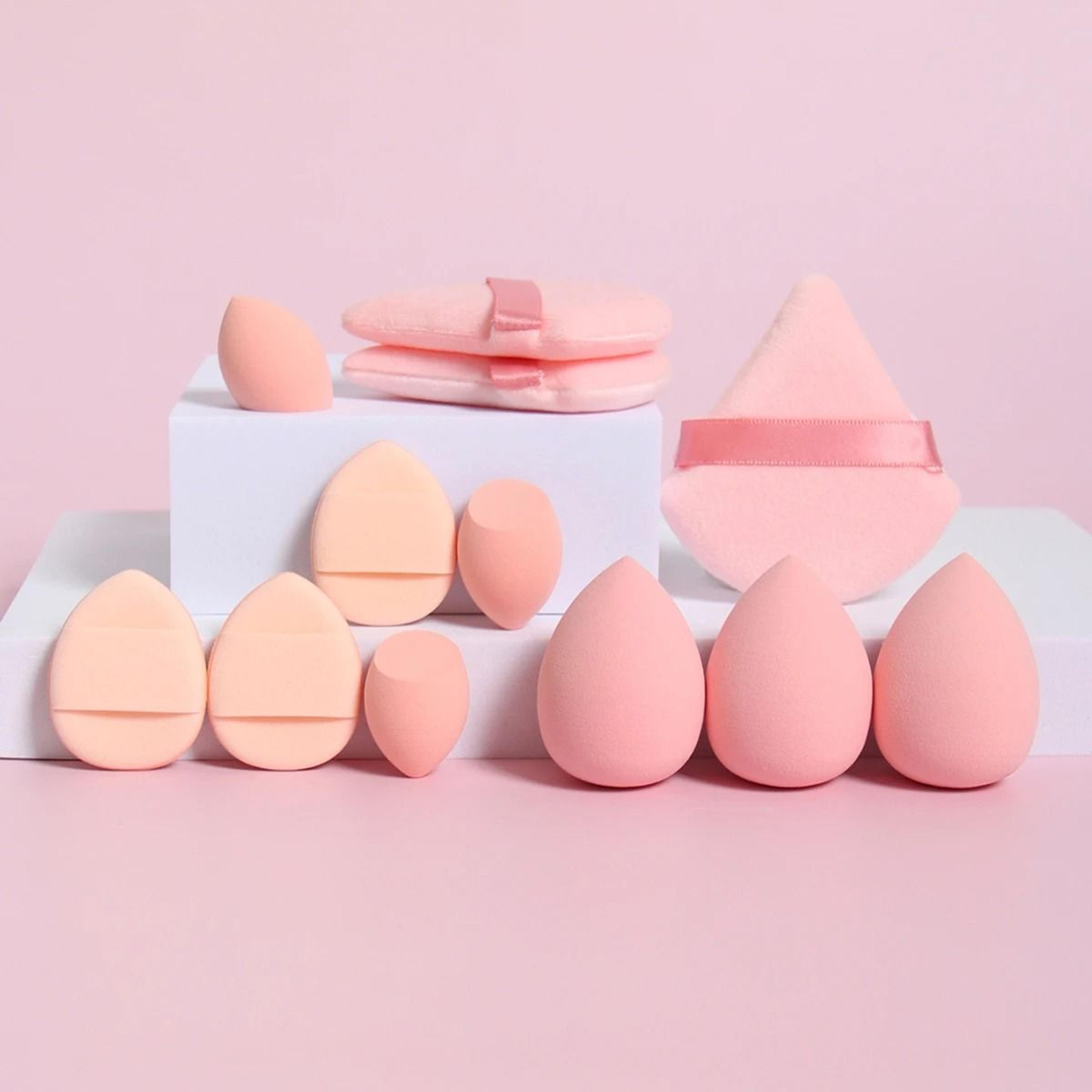 12Piece AllPurpose Makeup Sponge And Puff Set 5