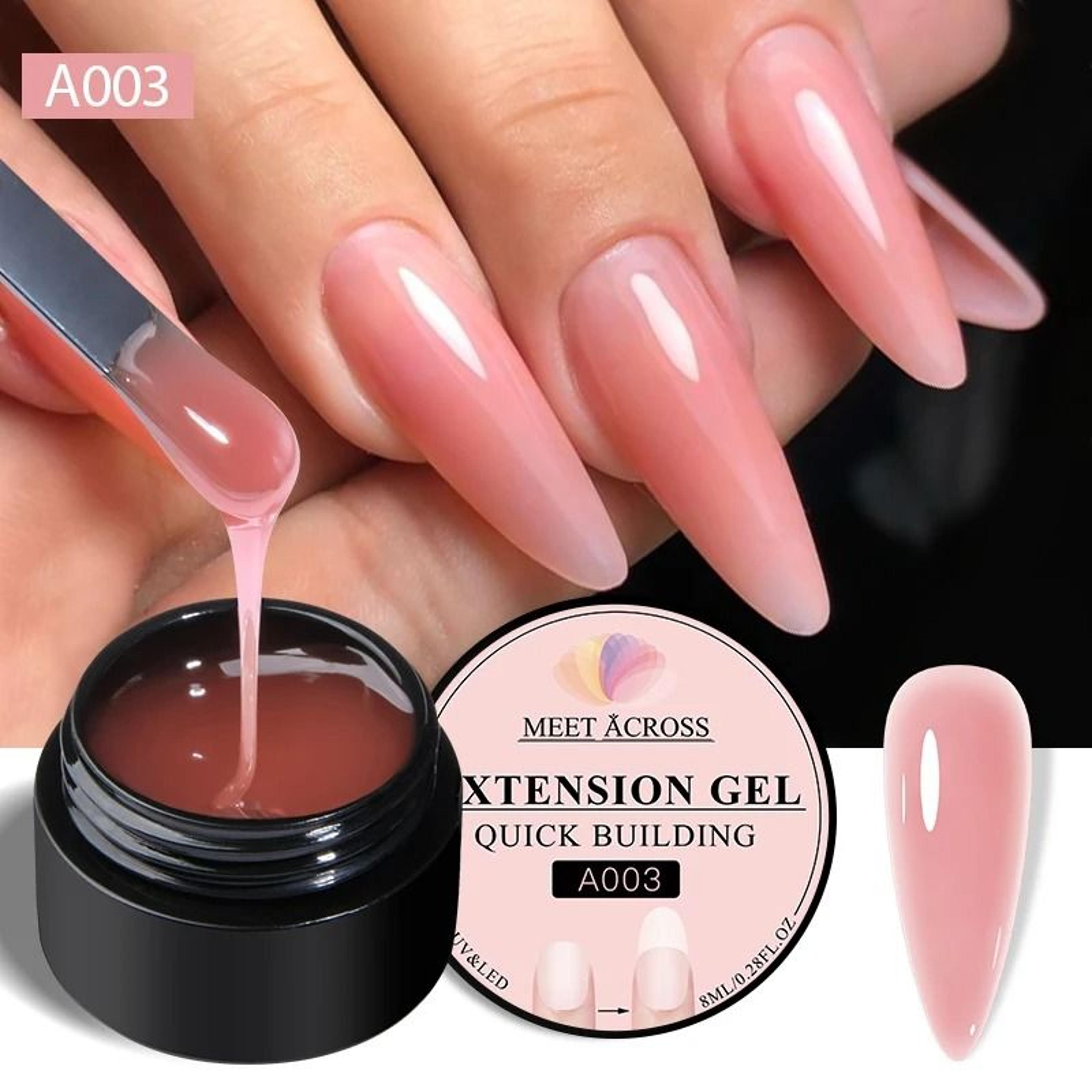 MEET ACROSS Milk White Quick Extension Gel 9