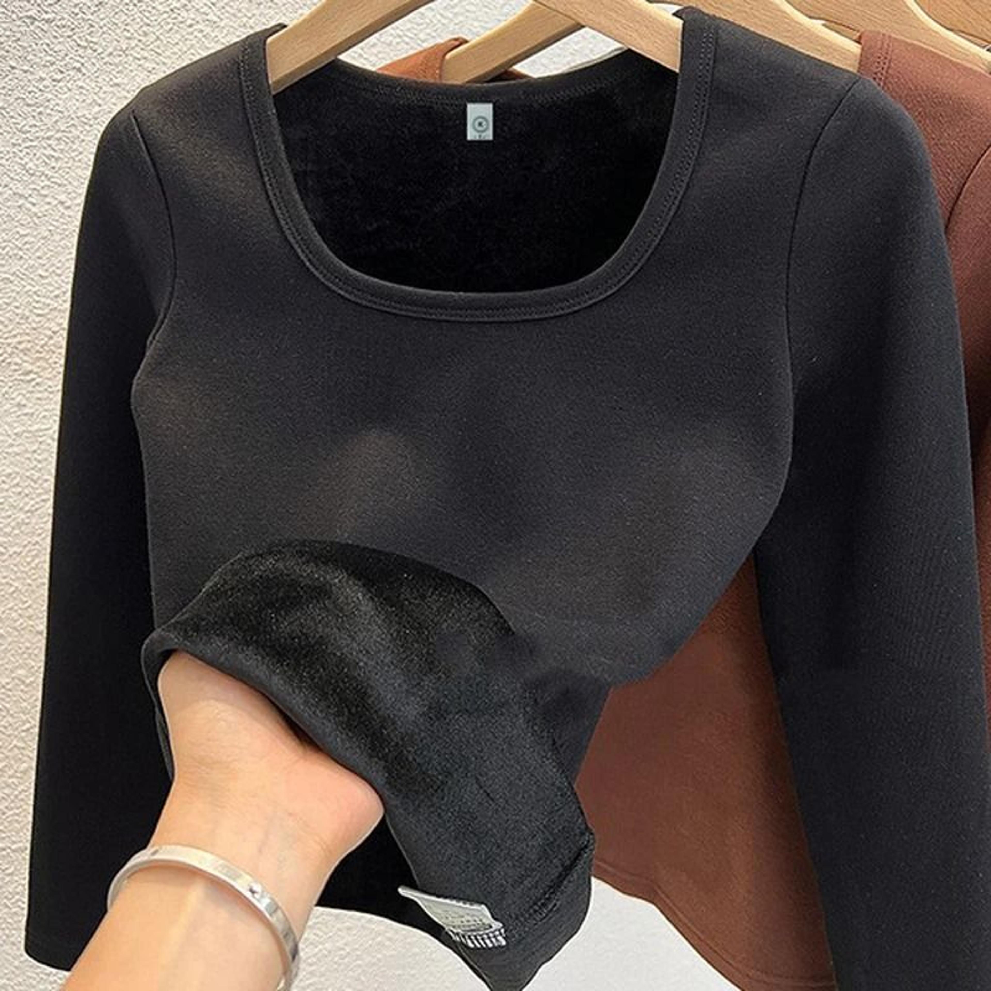 Womens Long Sleeve Thermal Underwear Top 5