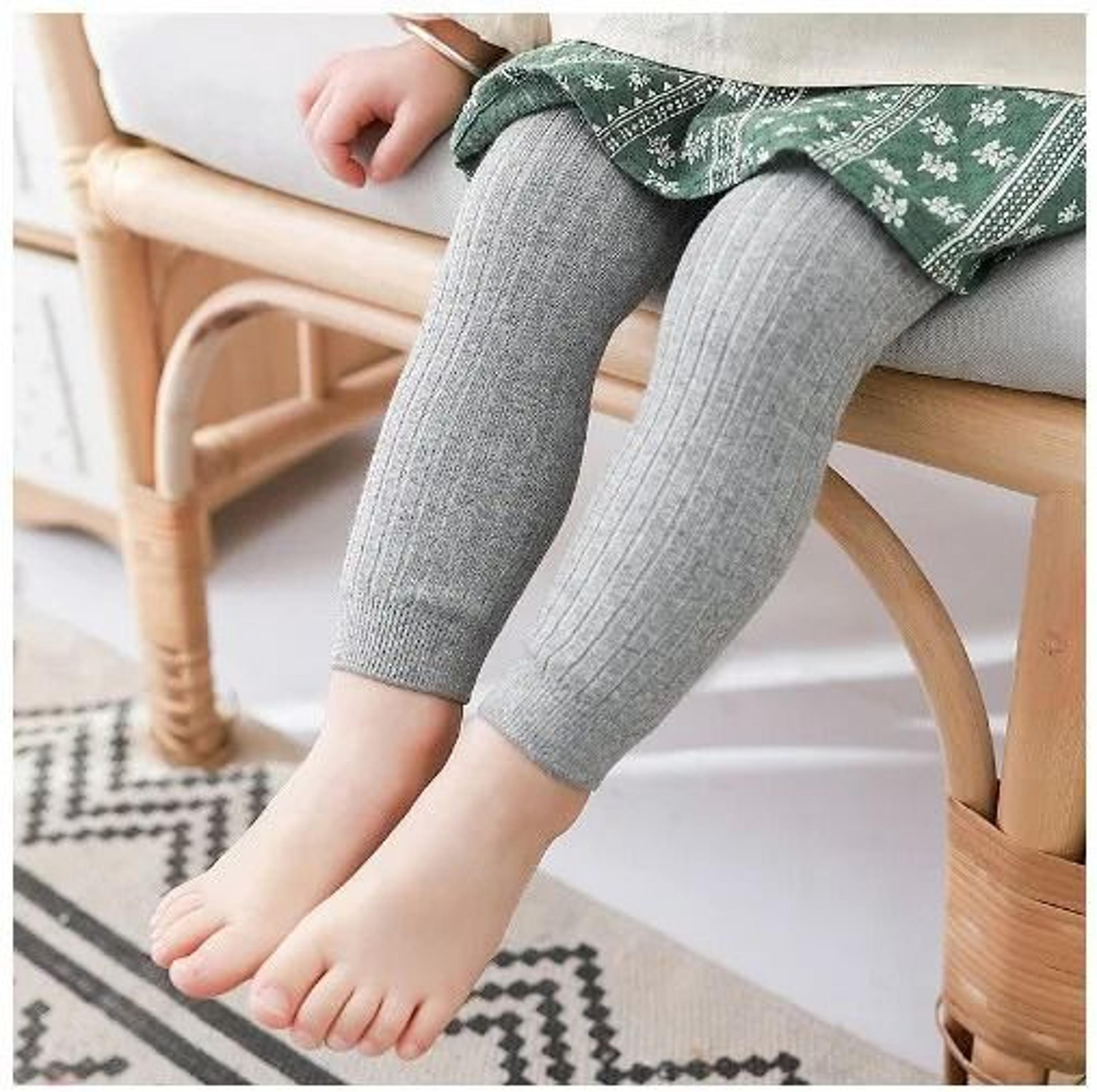 Girls Toddler Basic Ribbed Sweater And Leggings Set 9