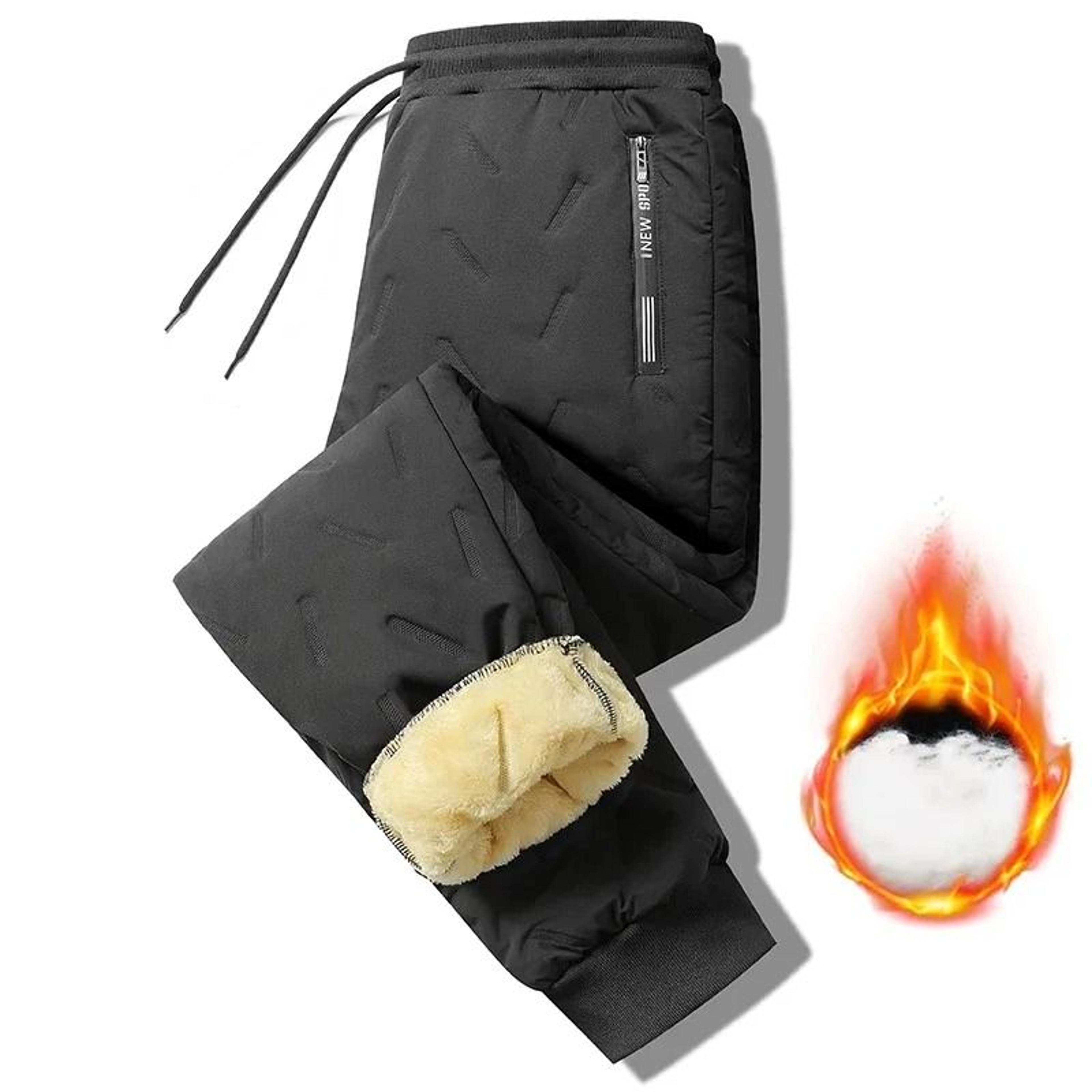 Winter Thickened Womens Drawstring Pants 7