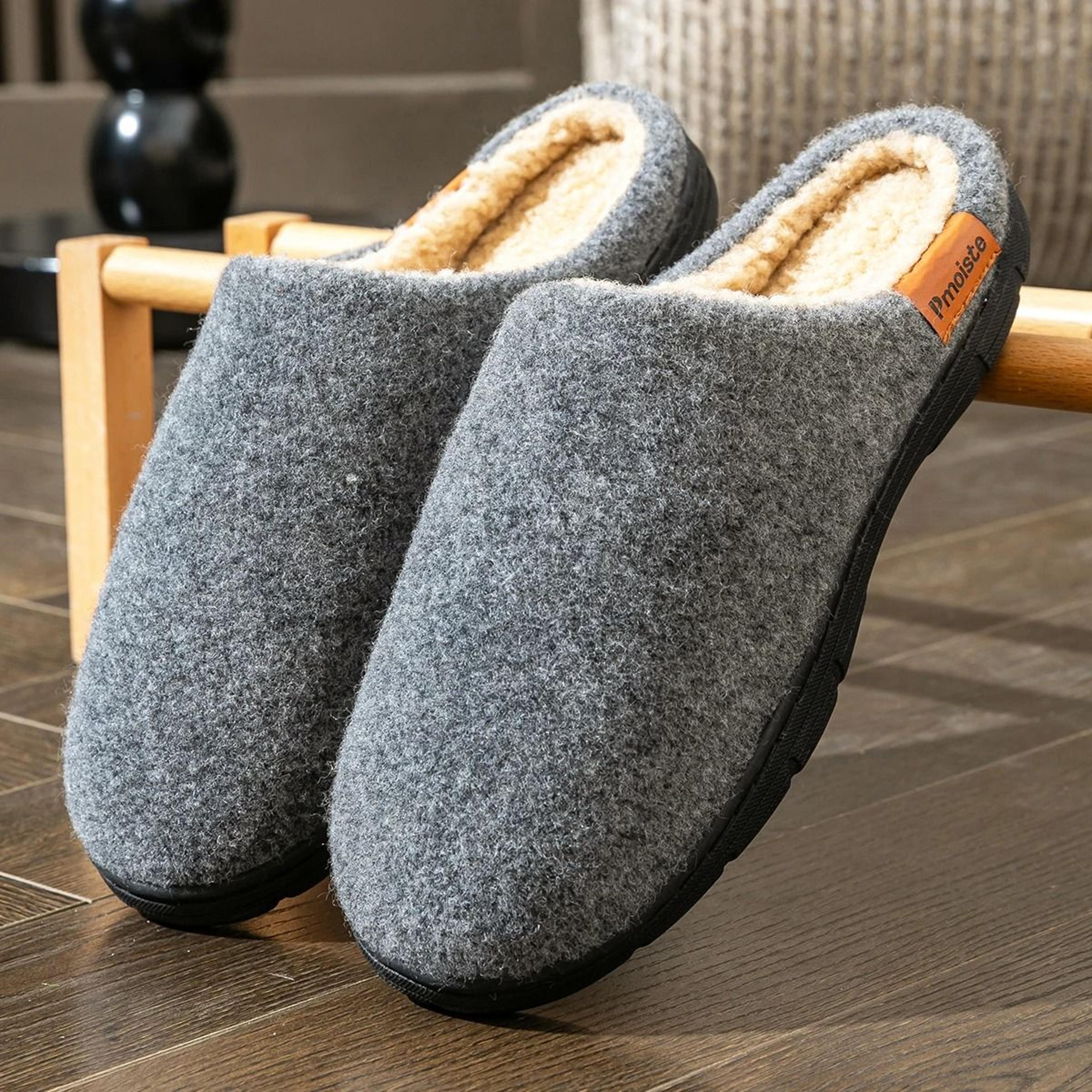Designer Fuzzy Home Slippers For Men 8